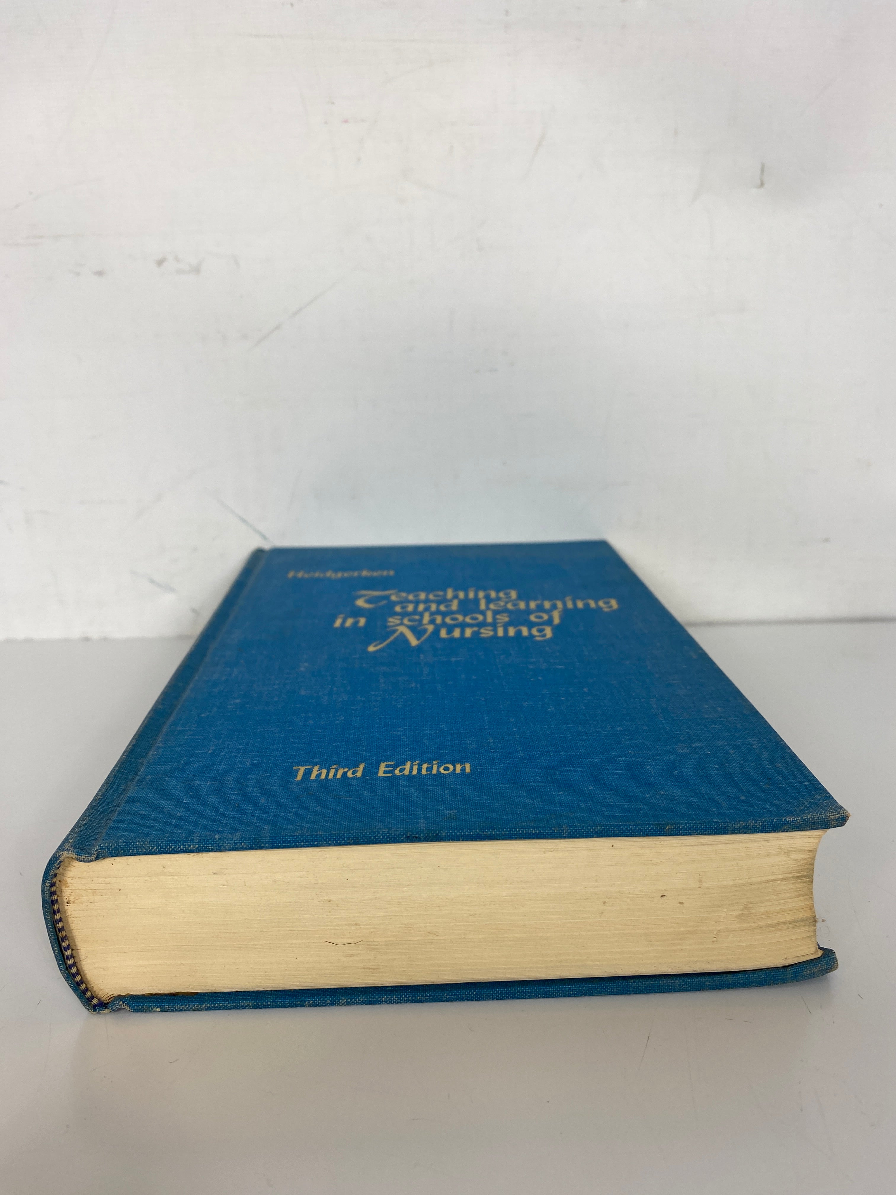 Teaching and Learning in Schools of Nursing by Heidgerken Third Edition (1965) HC