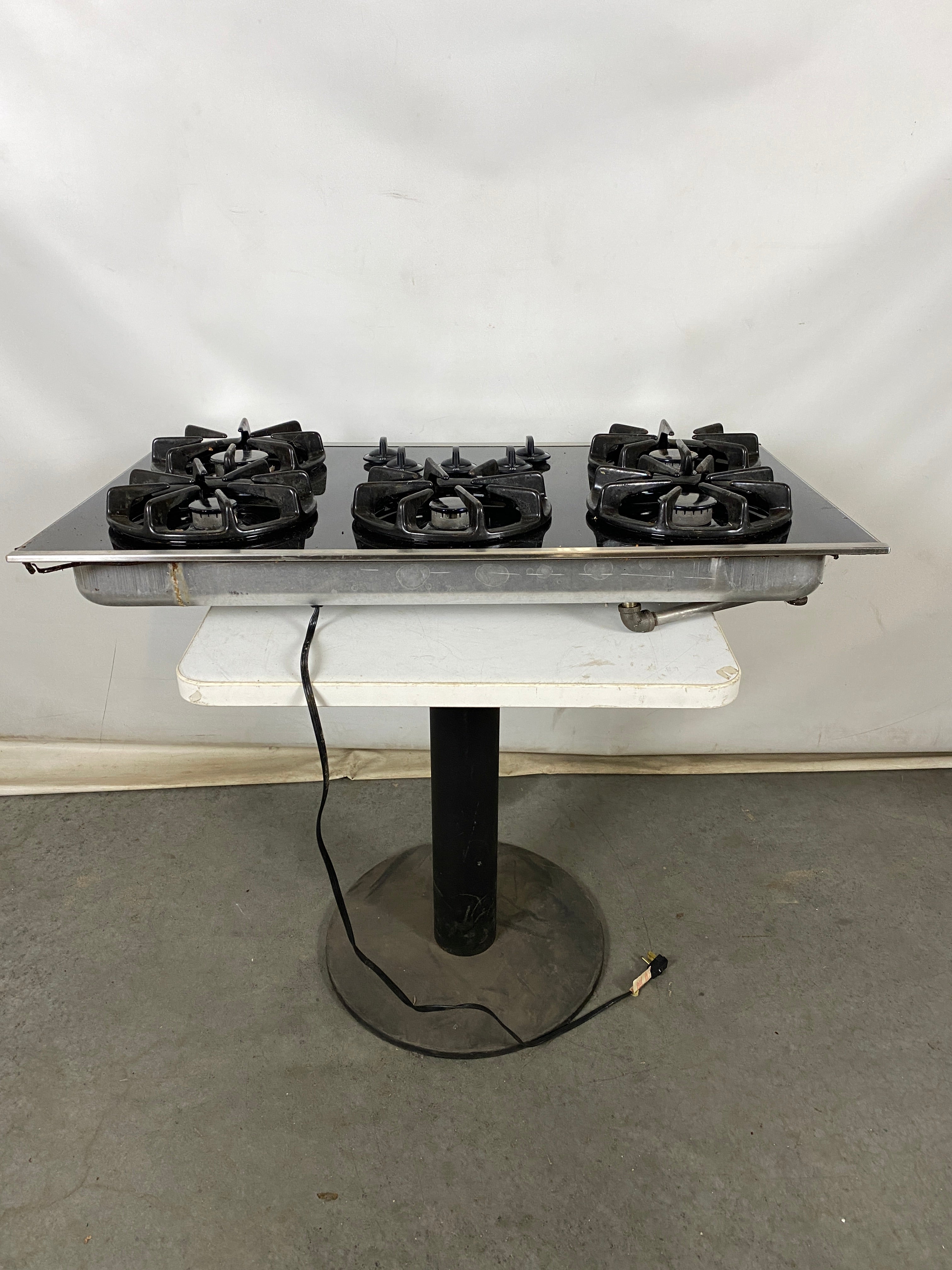 General Electric 36" Black Gas Stove Top