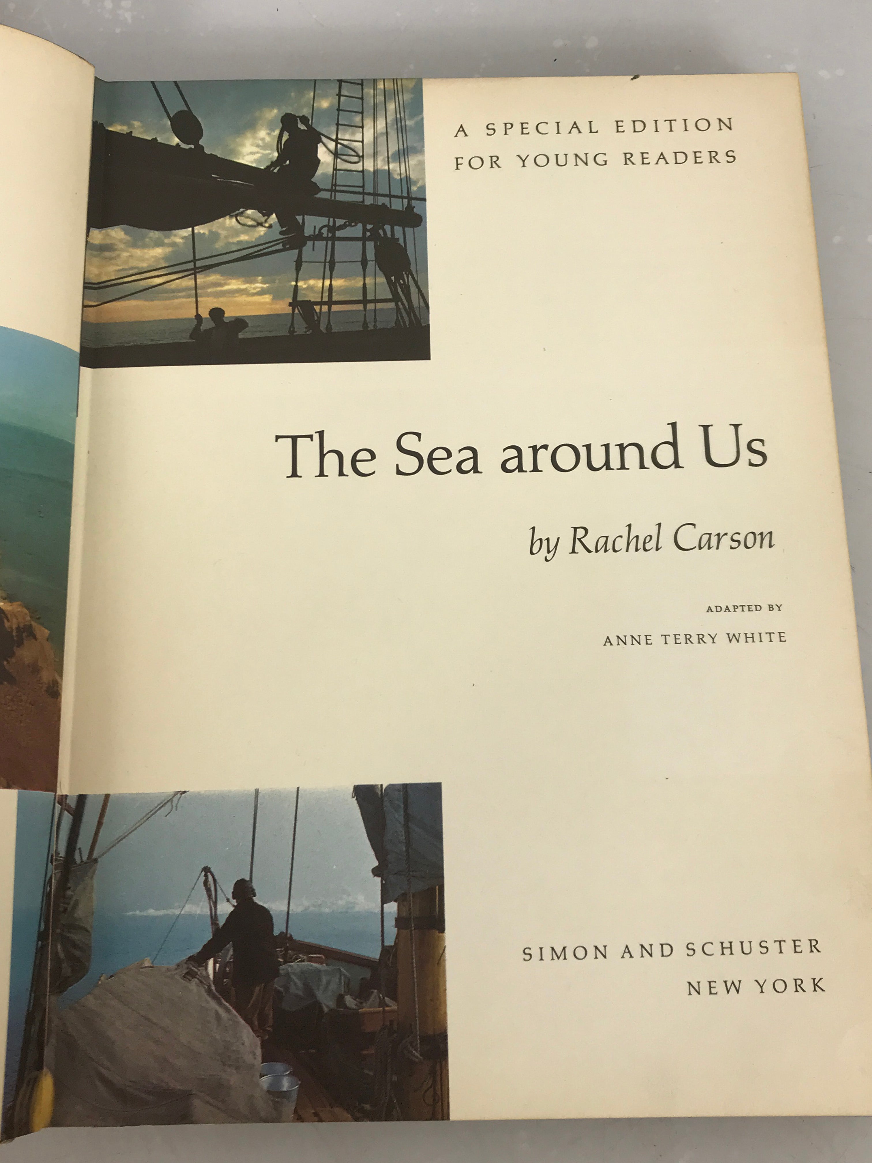 The Sea Around Us by Rachel Carson 1958 HC