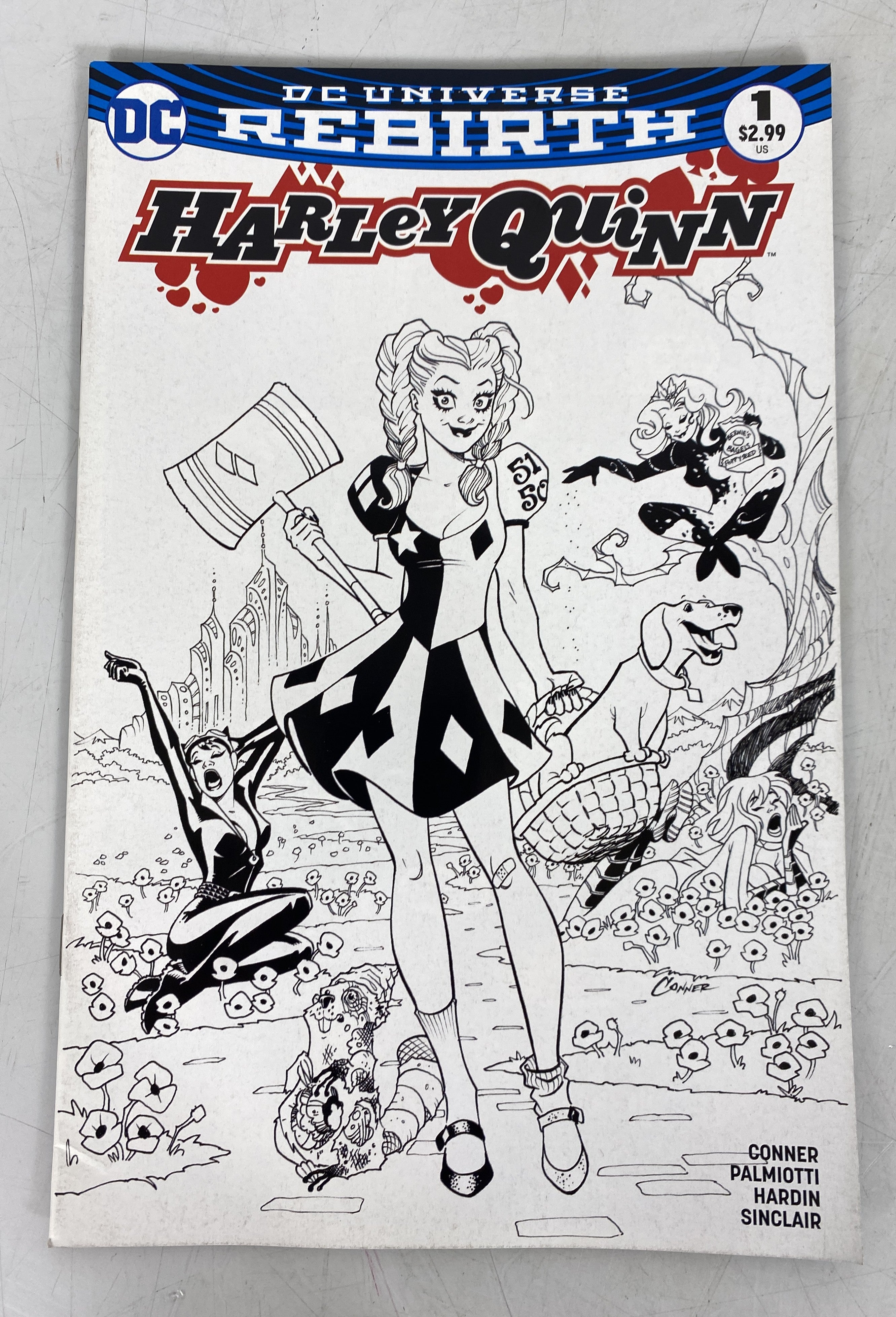 Harley Quinn 1 DC Universe Rebirth Lot of 2 Amanda Conner covers