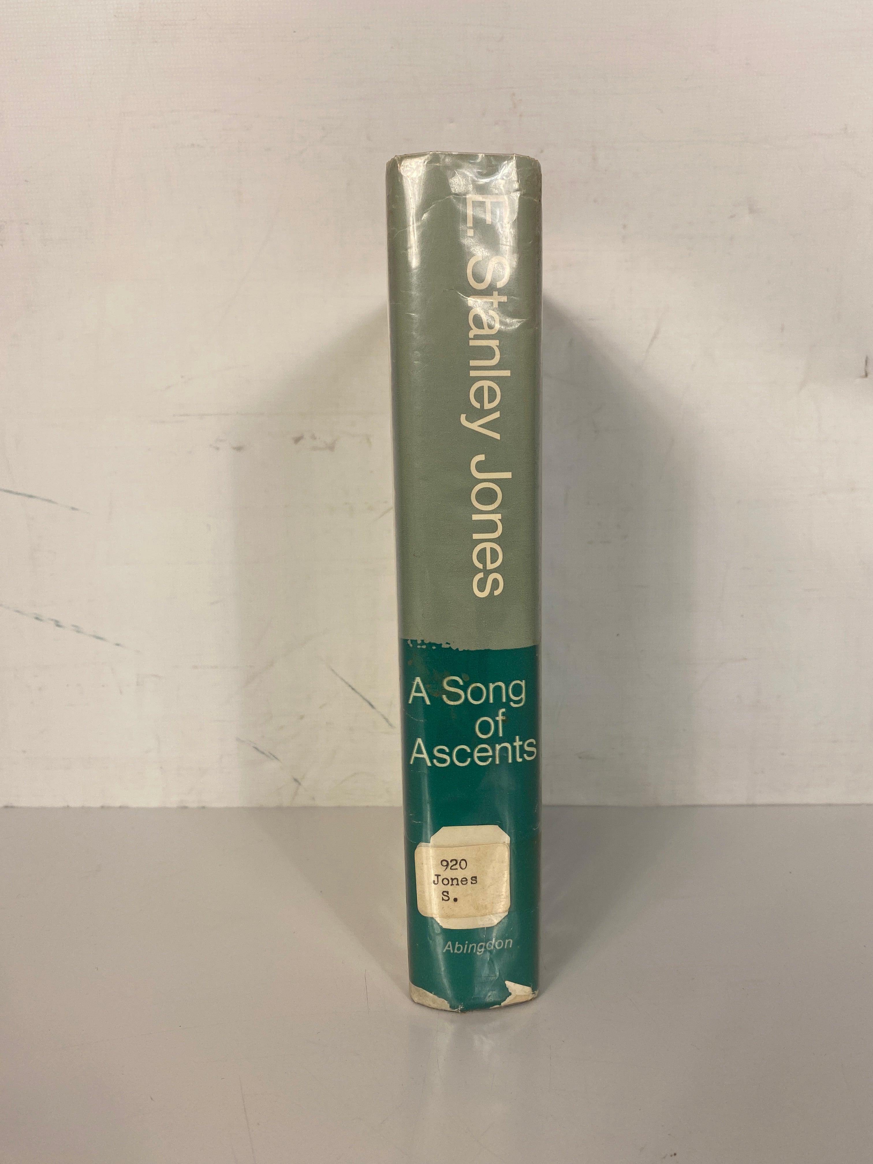 A Song of Ascents A Spiritual Autobiography by E. Stanley Jones 1968 HC DJ