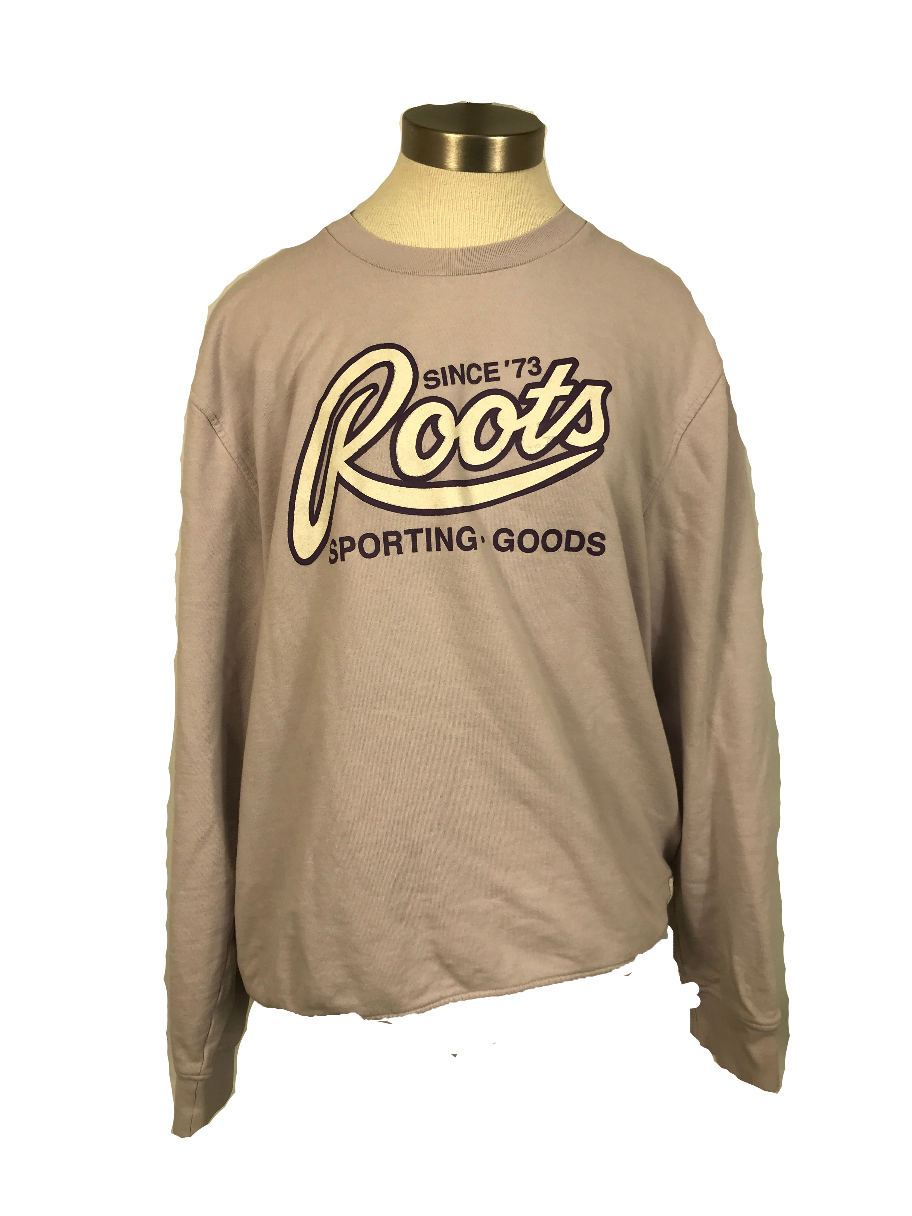 Lavender "Roots" Crew Neck Sweatshirt Women's X-Large