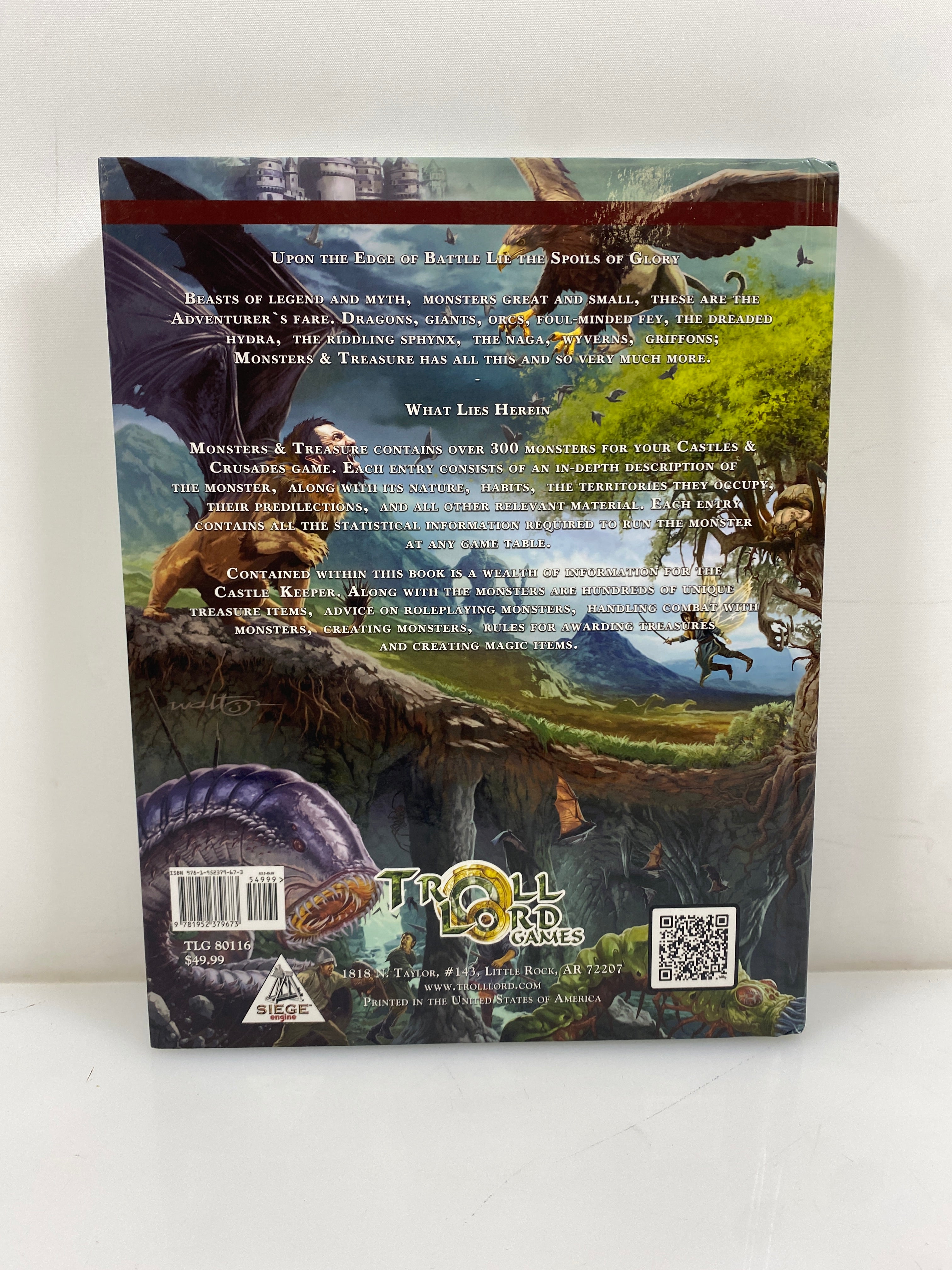 Castles & Crusades Monsters & Treasure 6th Print 2024 HC