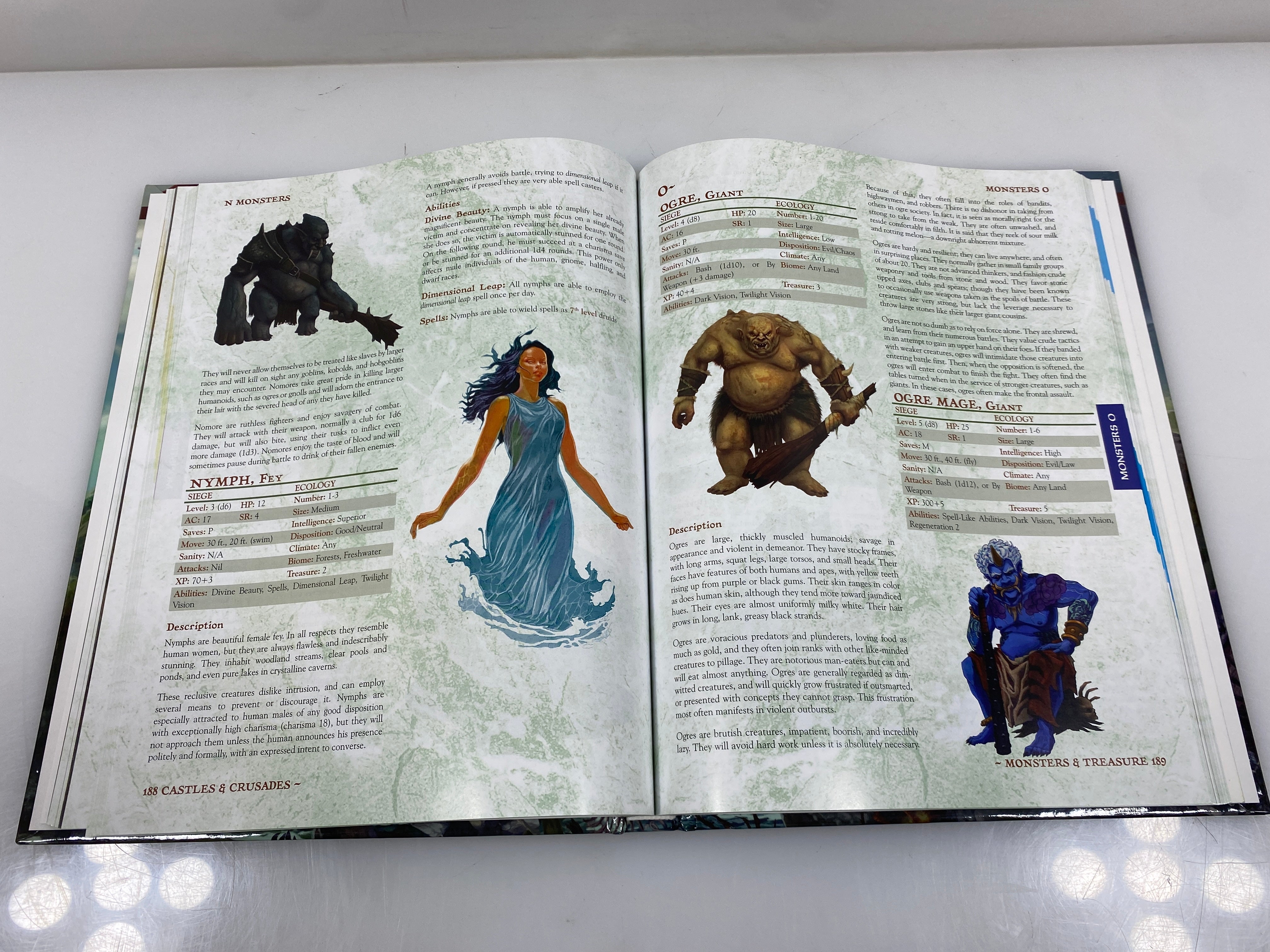 Castles & Crusades Monsters & Treasure 6th Print 2024 HC