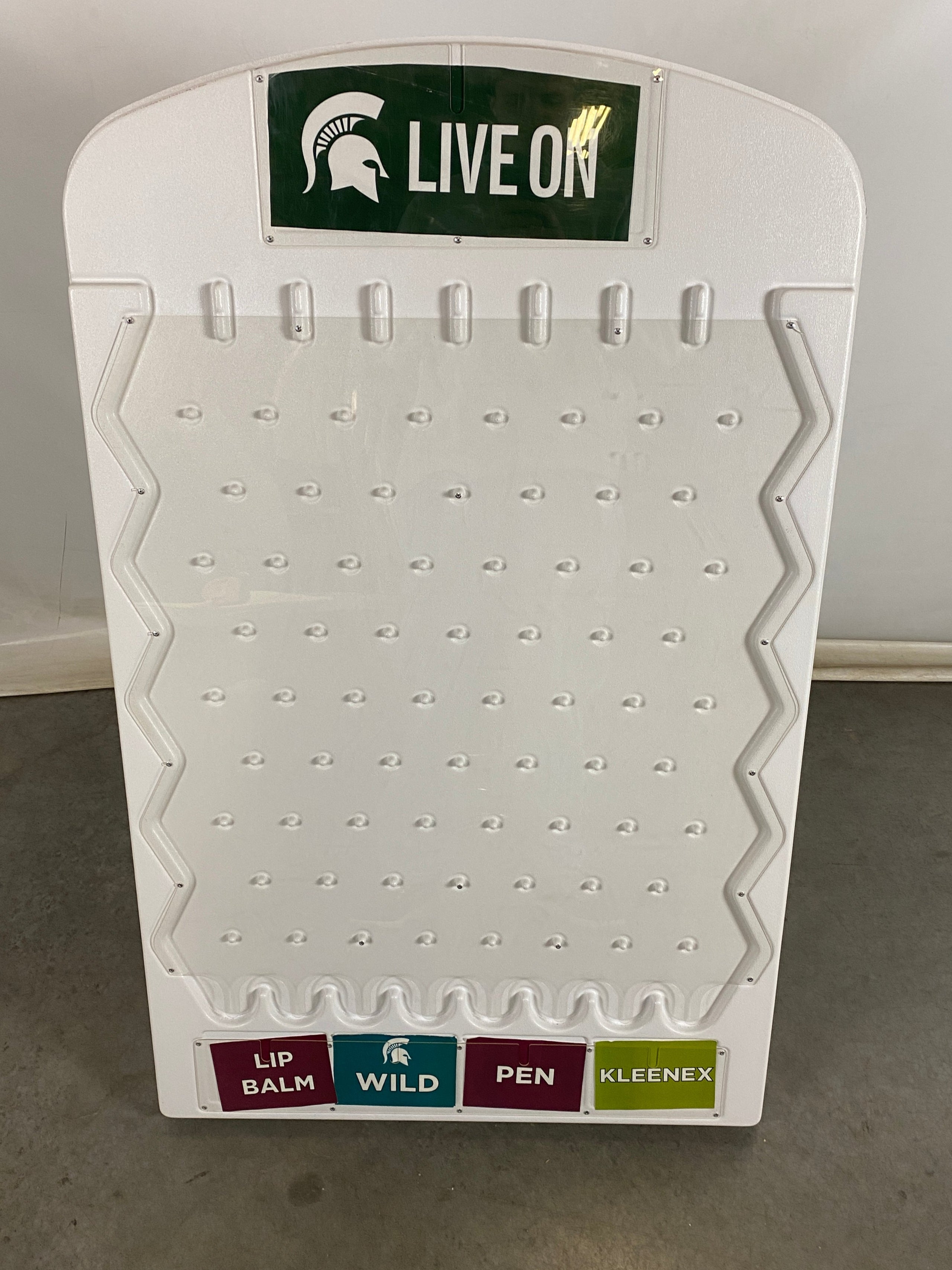 Michigan State University Live On Foldable Plinko Machine with Travel Bag