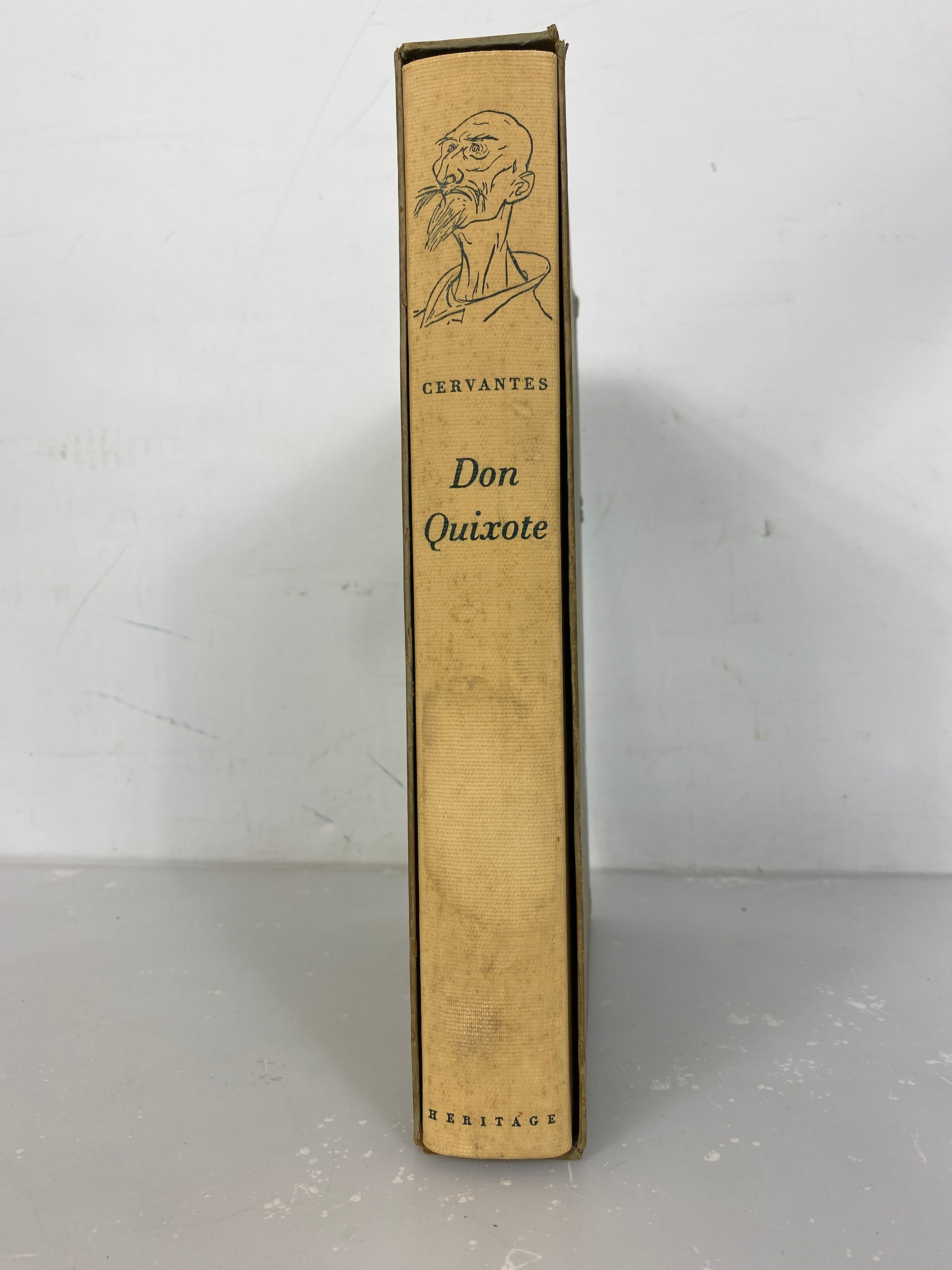 Don Quixote by Cervantes The Heritage Press Edition HC With Slipcase and Sandglass Insert