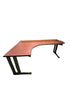 Red Oak L-Shaped Desk