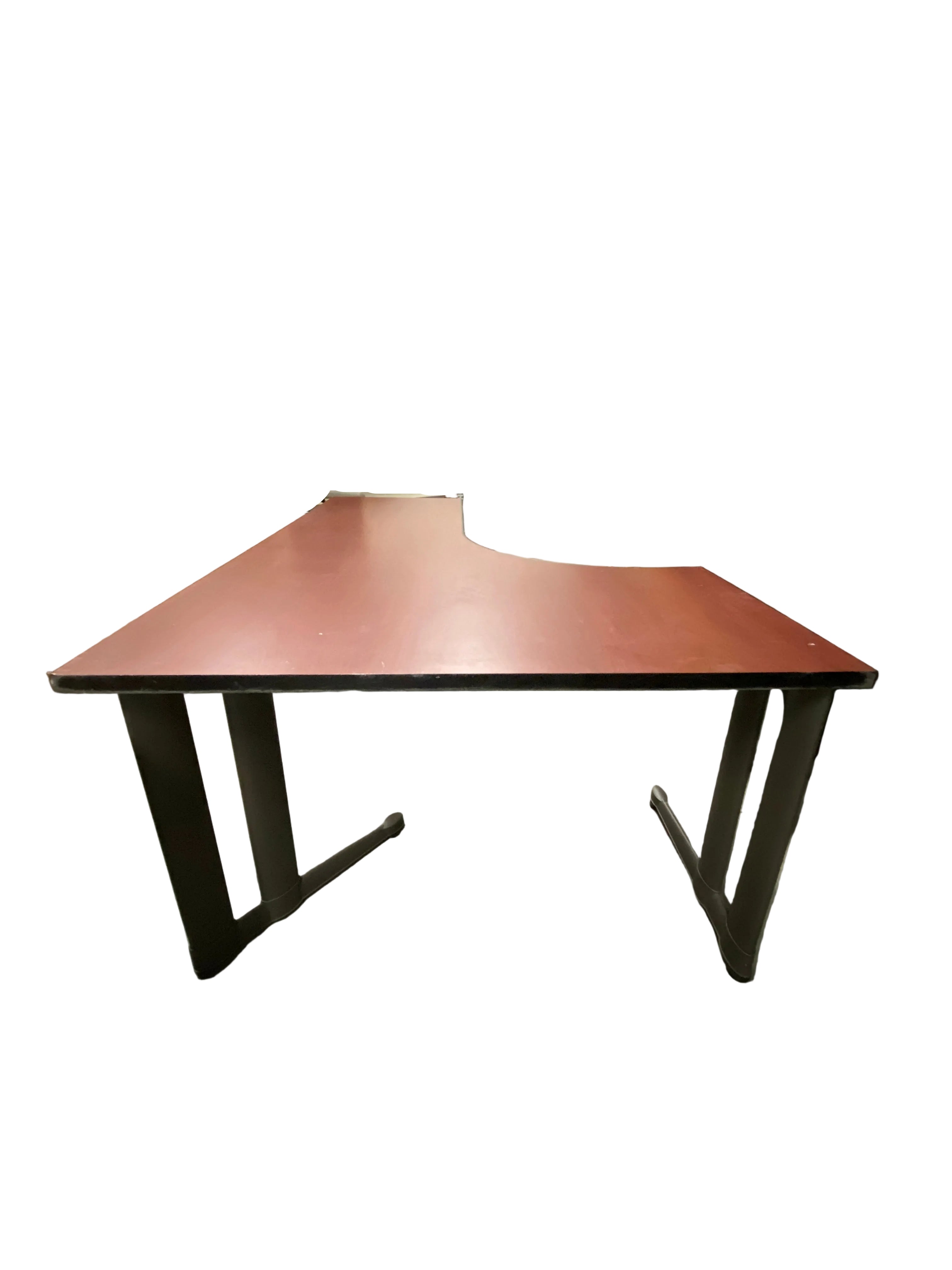 Red Oak L-Shaped Desk