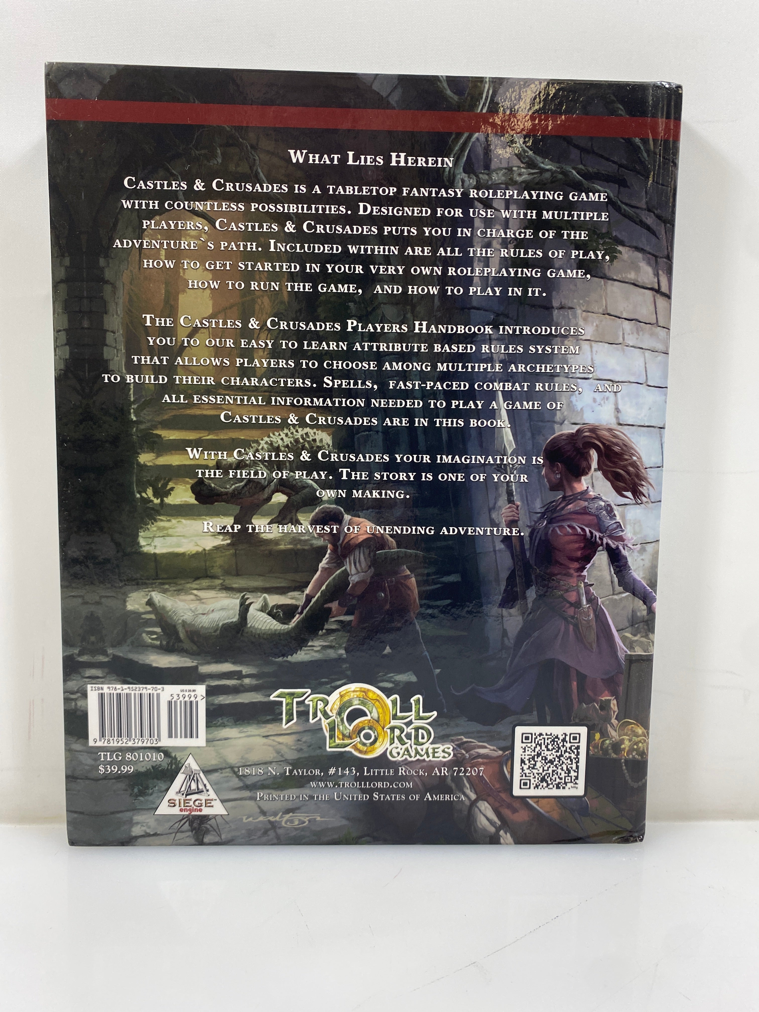 Castles & Crusades Players Handbook 10th Print 2024 HC