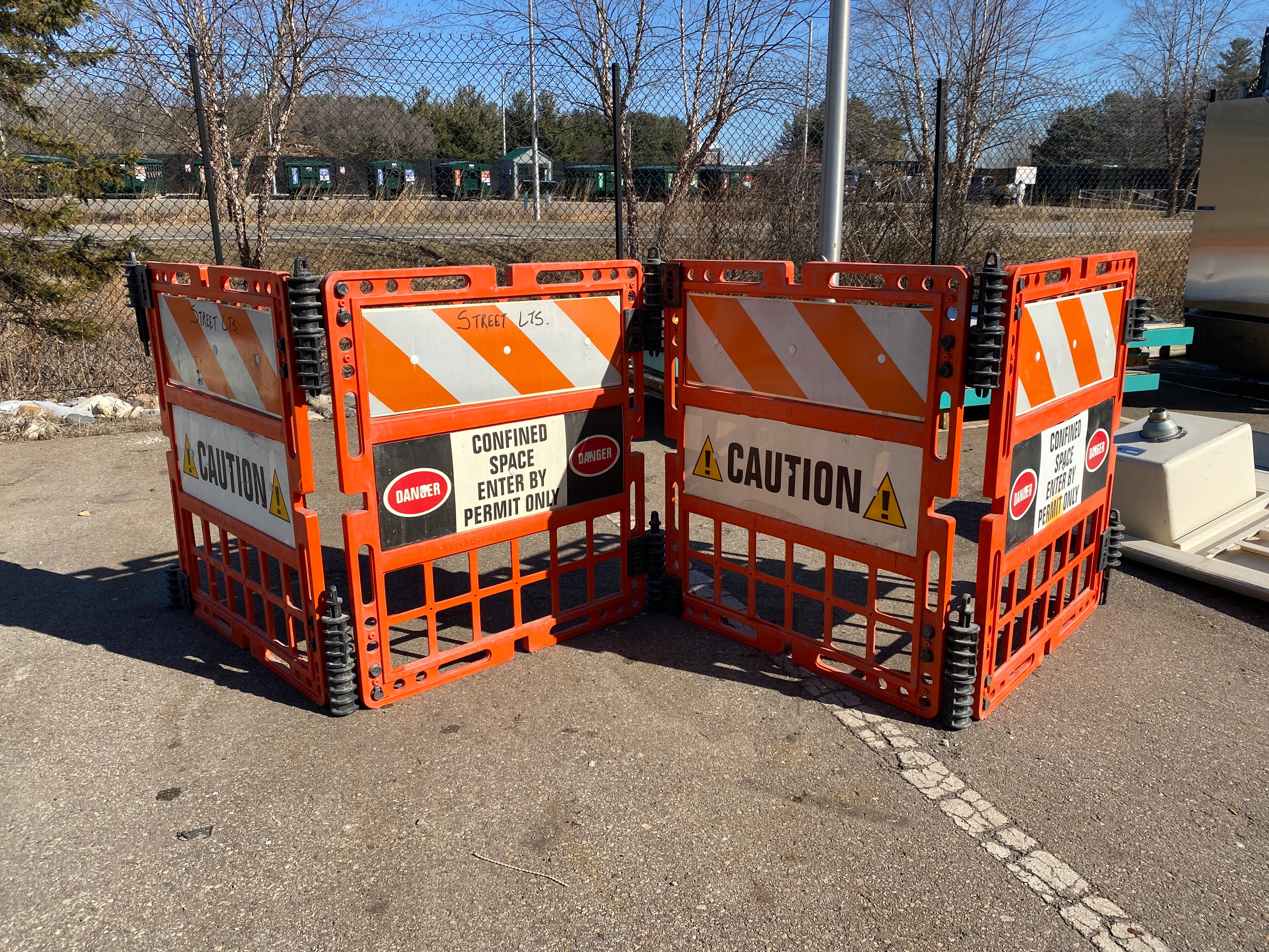 WorkGard Orange Interlocking Barricade