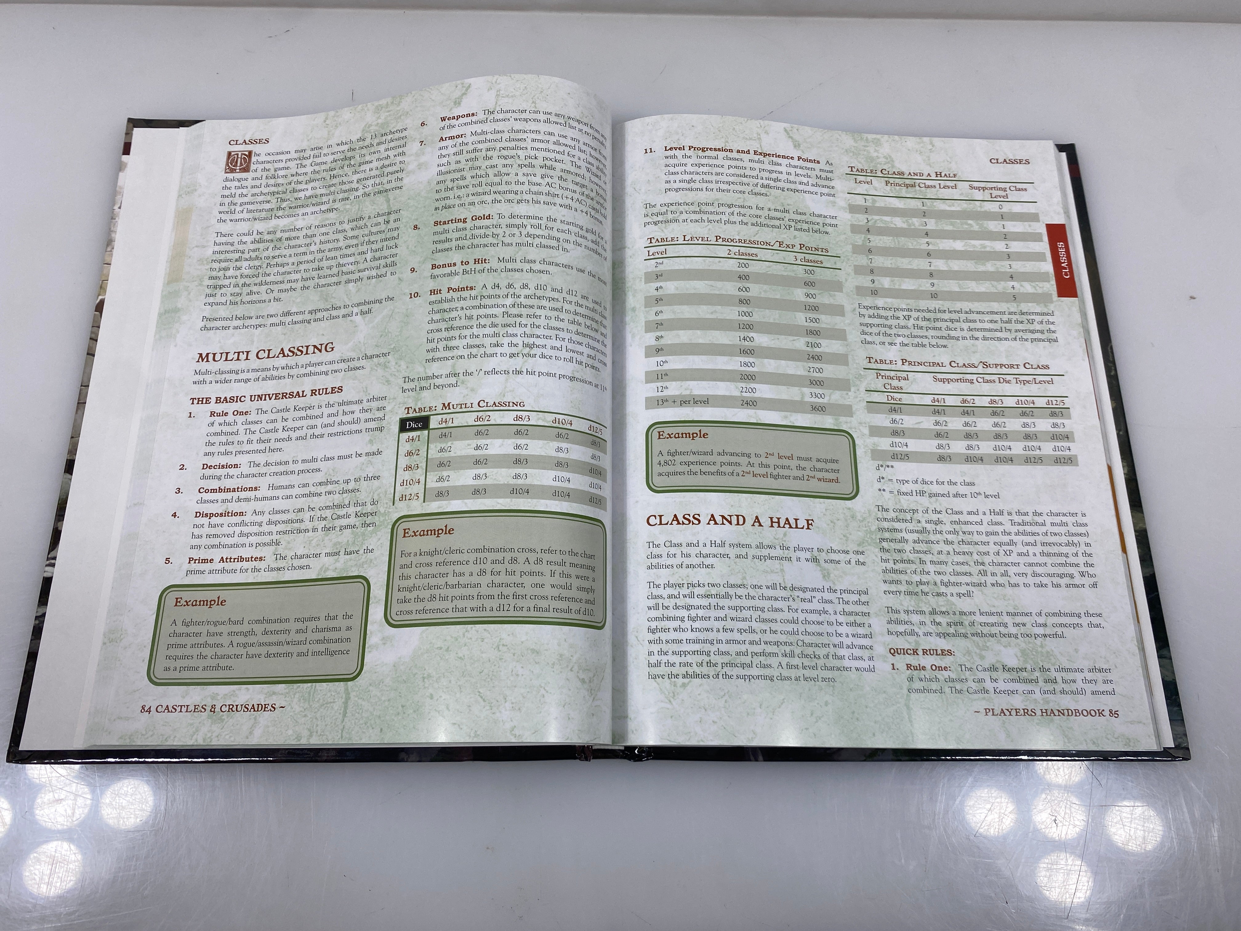 Castles & Crusades Players Handbook 10th Print 2024 HC