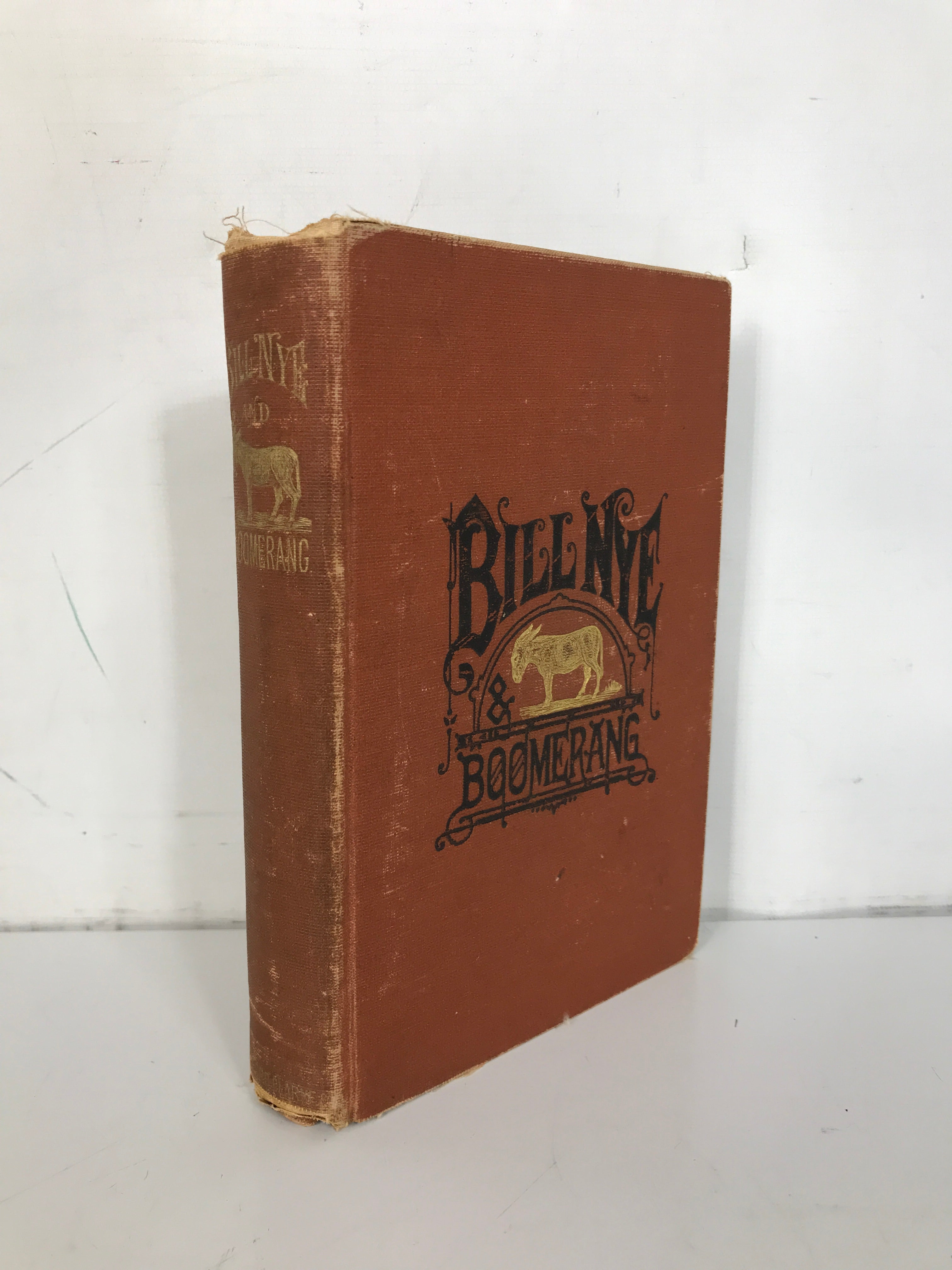 Bill Nye and Boomerang & Other Literary Gems Antique Humor 1881 HC