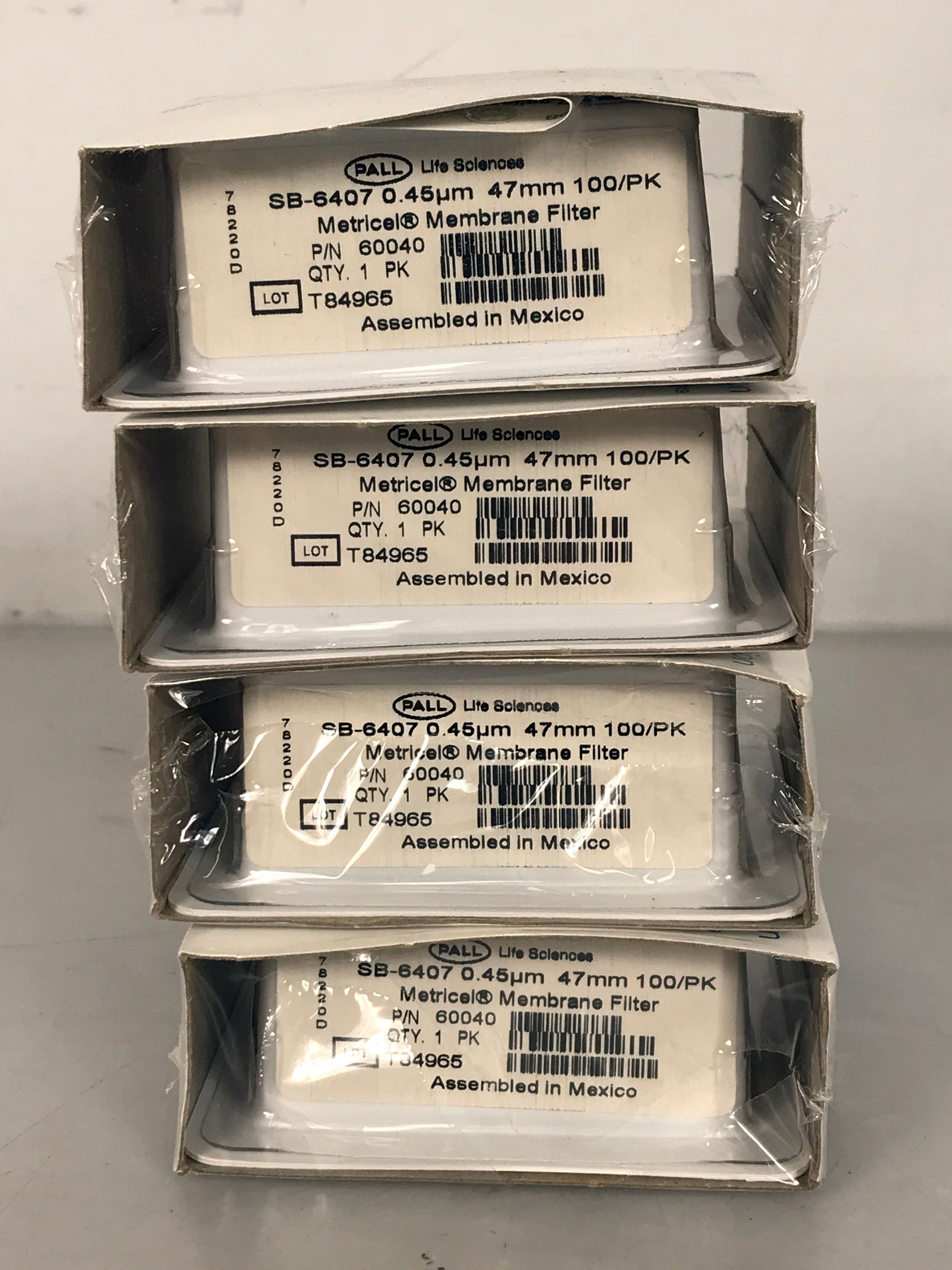 4 Packs of 100 PALL Metricel Membrane Filters 47mm disc 60040 *Sealed*
