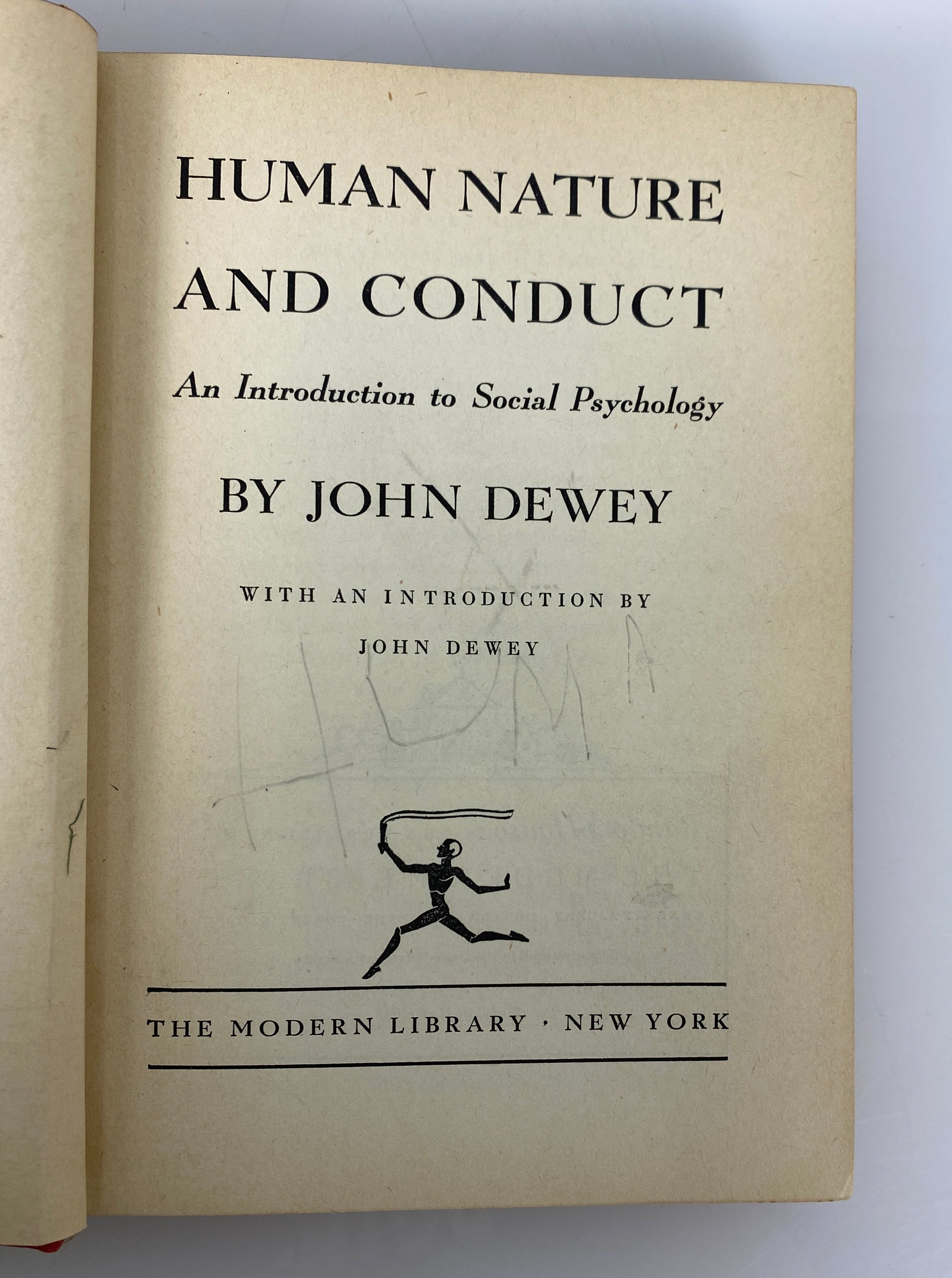 2 John Dewey Volumes: Human Nature and Conduct/Experience and Education HC