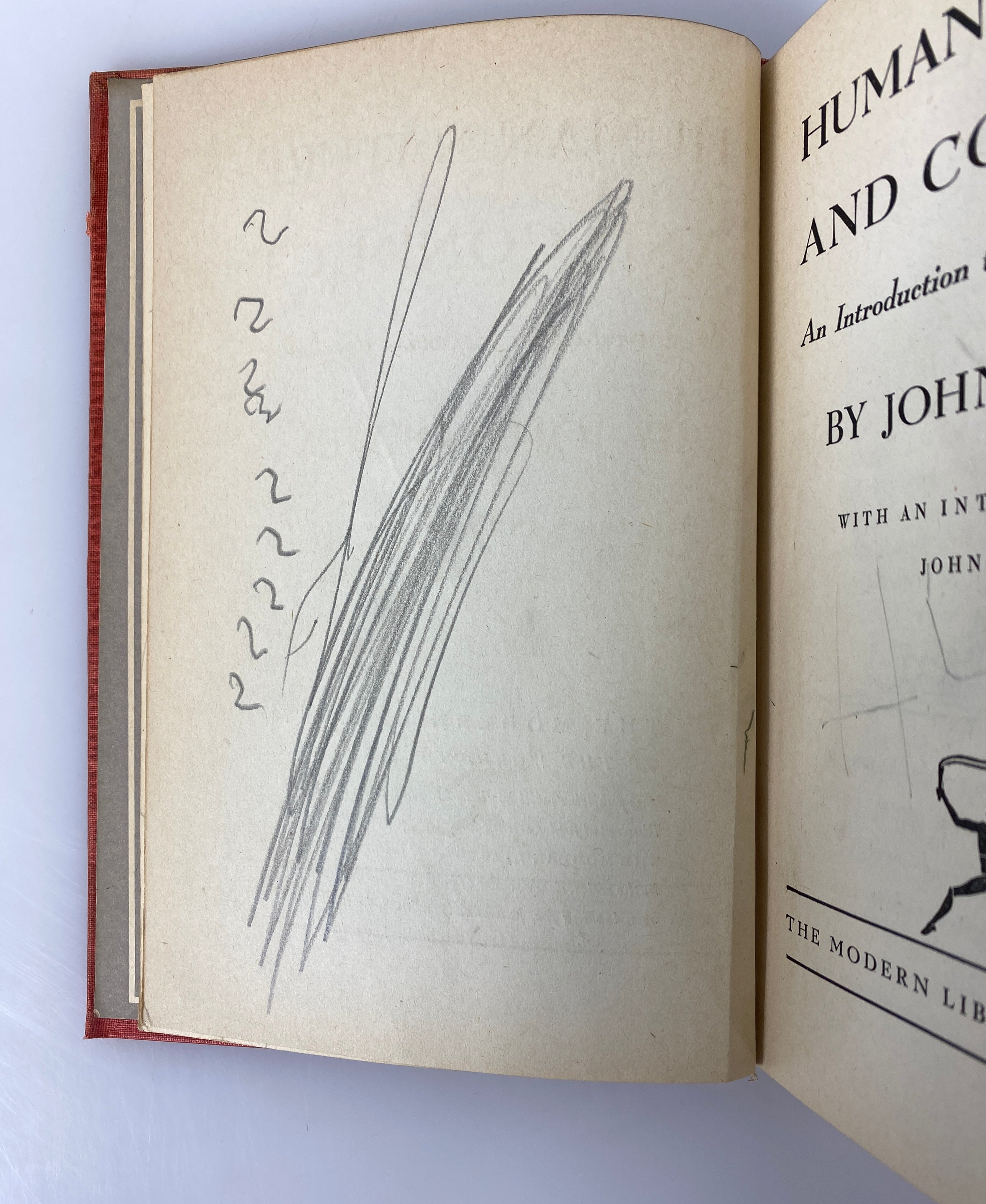 2 John Dewey Volumes: Human Nature and Conduct/Experience and Education HC