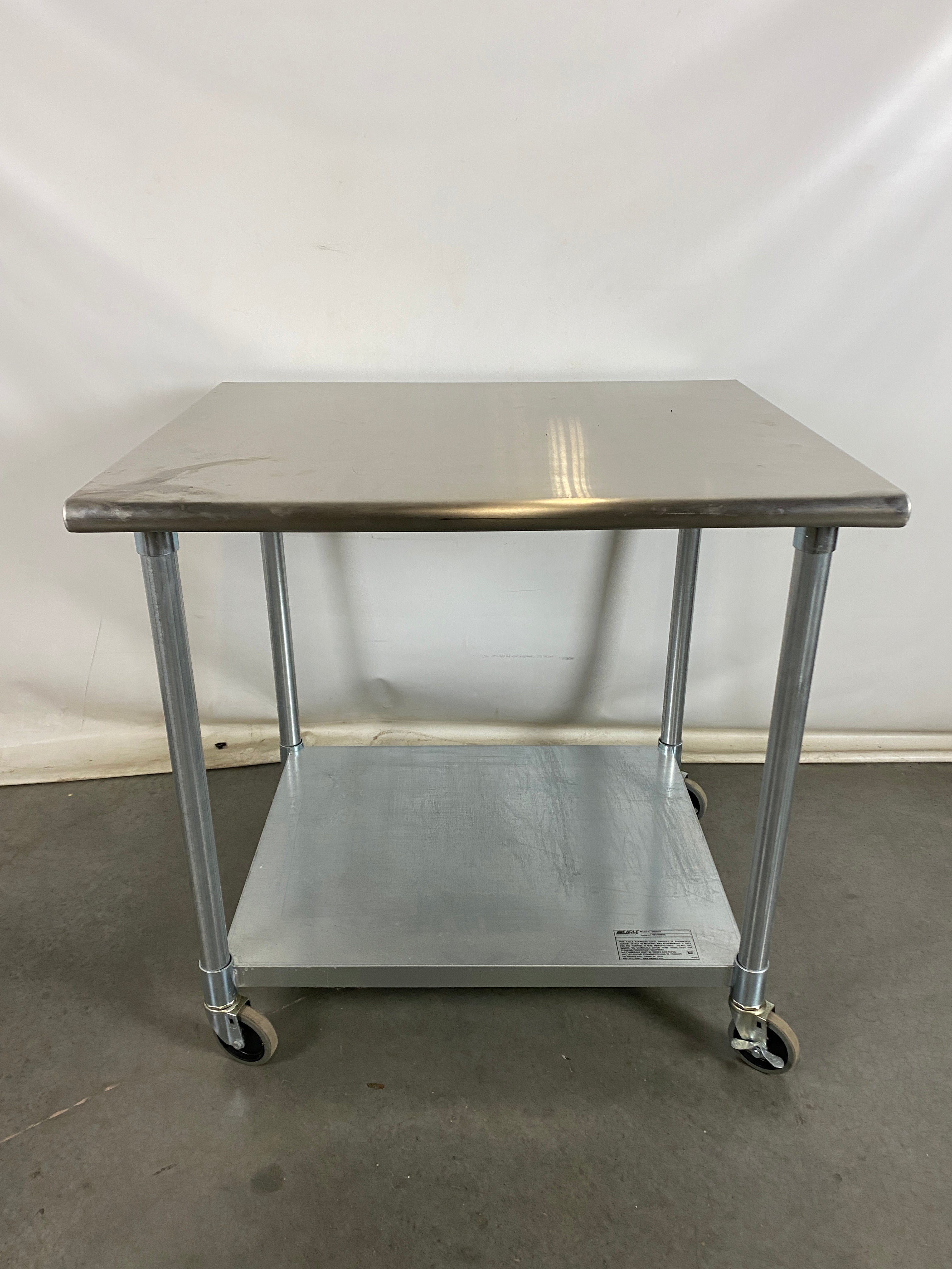 Eagle Stainless Steel Rolling Table