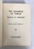 The Meanings of Things Believed by Christians Huffman 1953 HCDJ