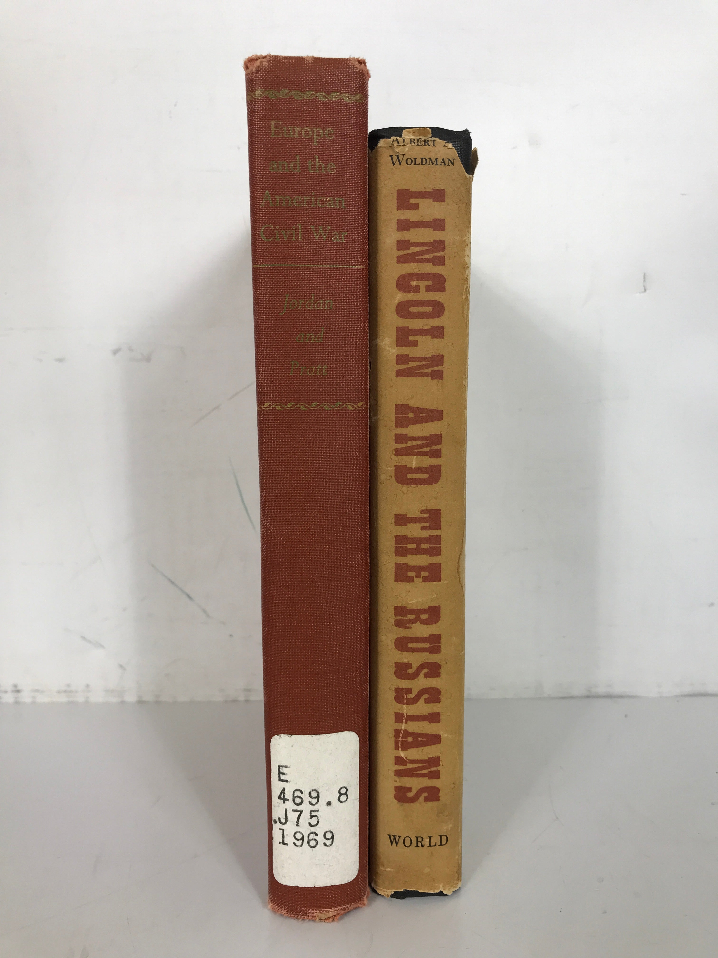 Lot of 2: Lincoln & the Russians/Europe & the American Civil War HC