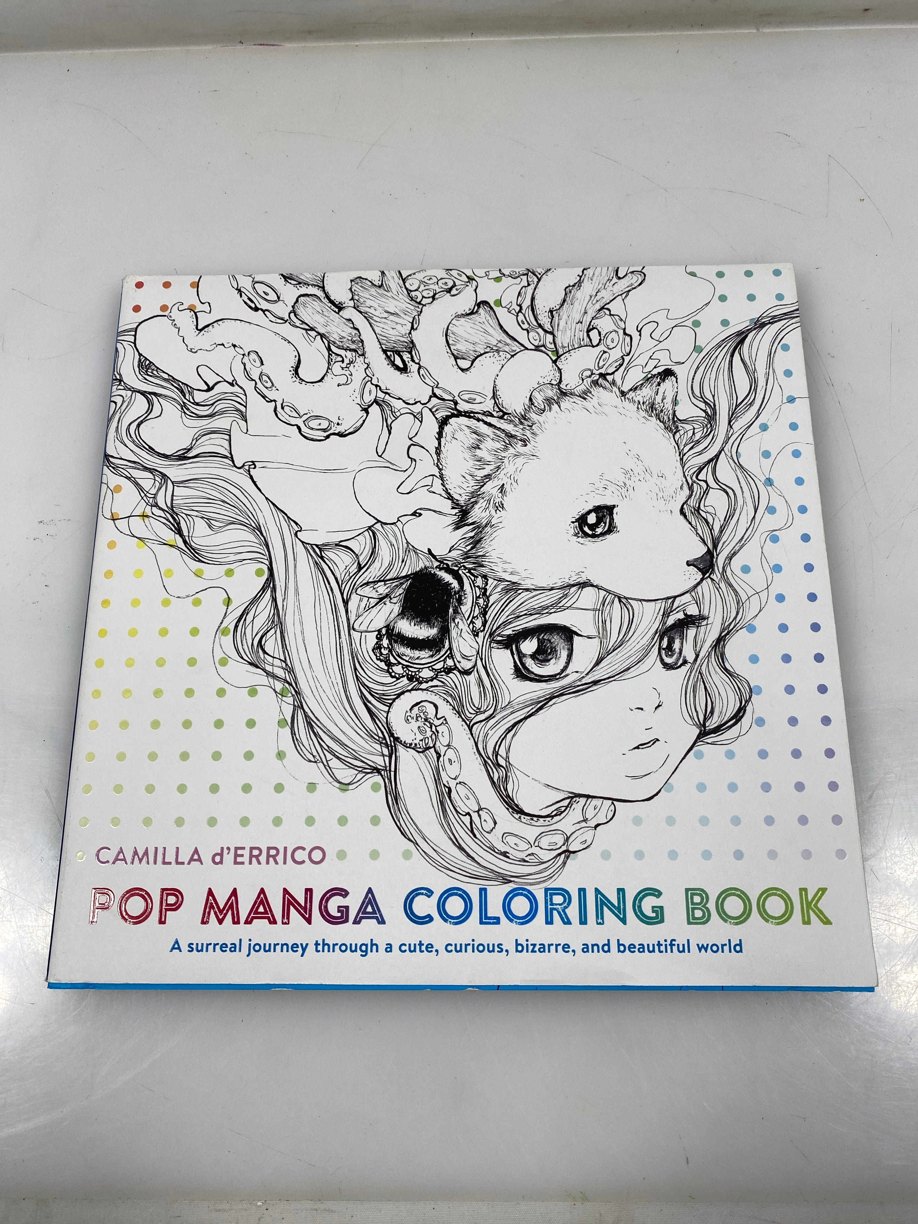 Pop Manga Coloring Book By Camilla D'errico