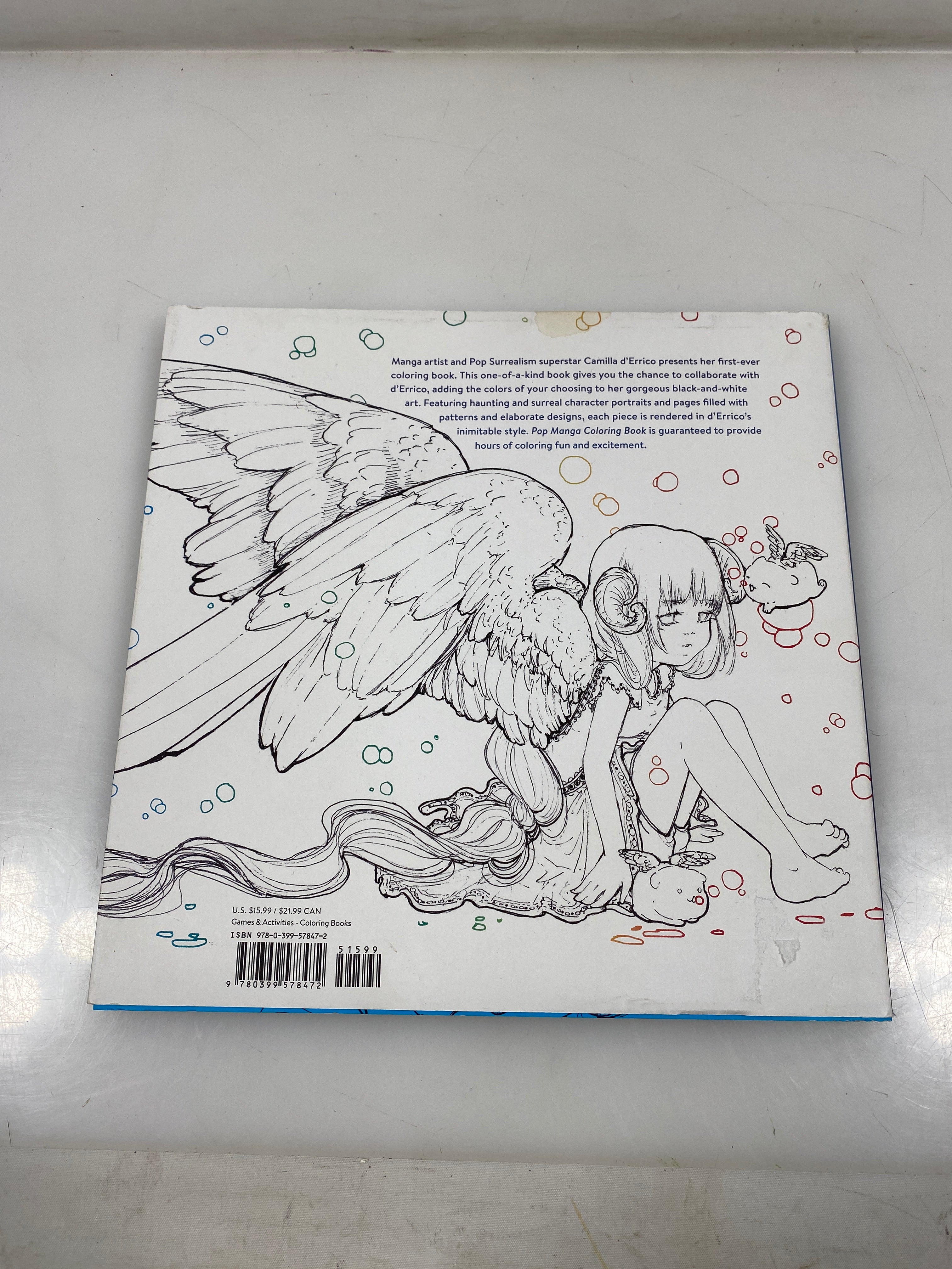 Pop Manga Coloring Book By Camilla D'errico