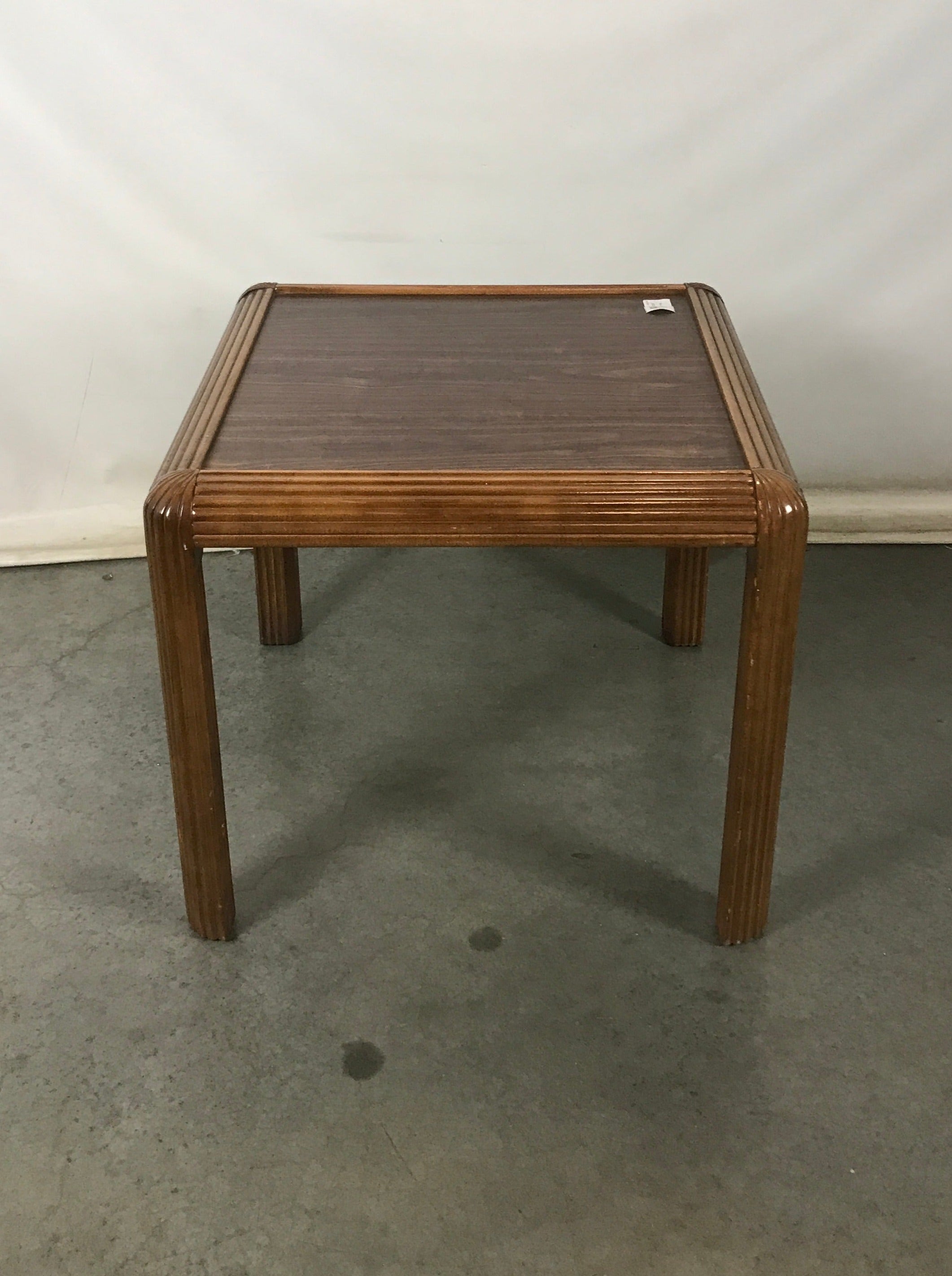Square Wooden Side Table