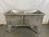 Two Compartment Stainless Steel Commercial Sink