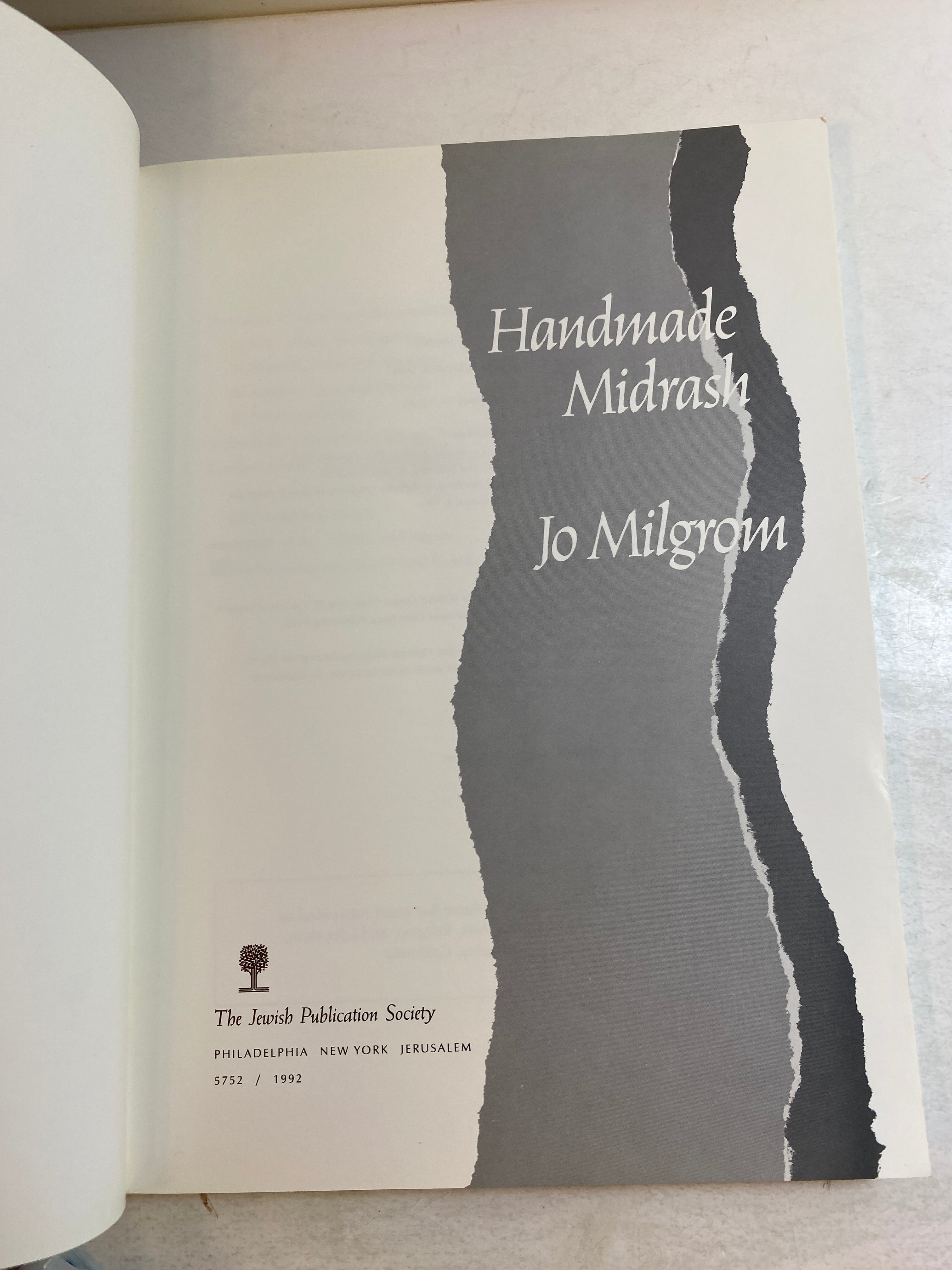 Handmade Midrash Jo Milgrom 1992 SC *Signed*