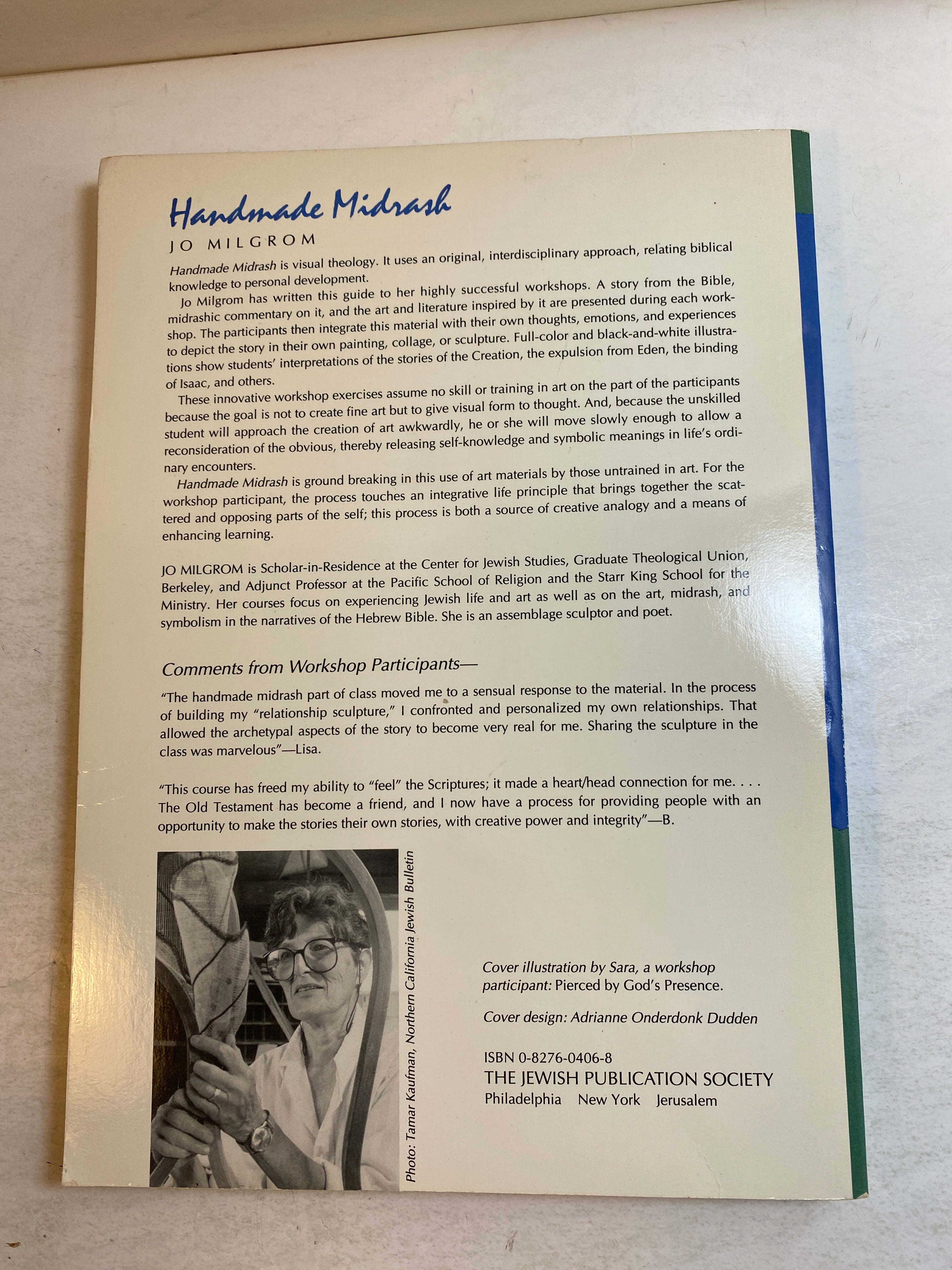 Handmade Midrash Jo Milgrom 1992 SC *Signed*