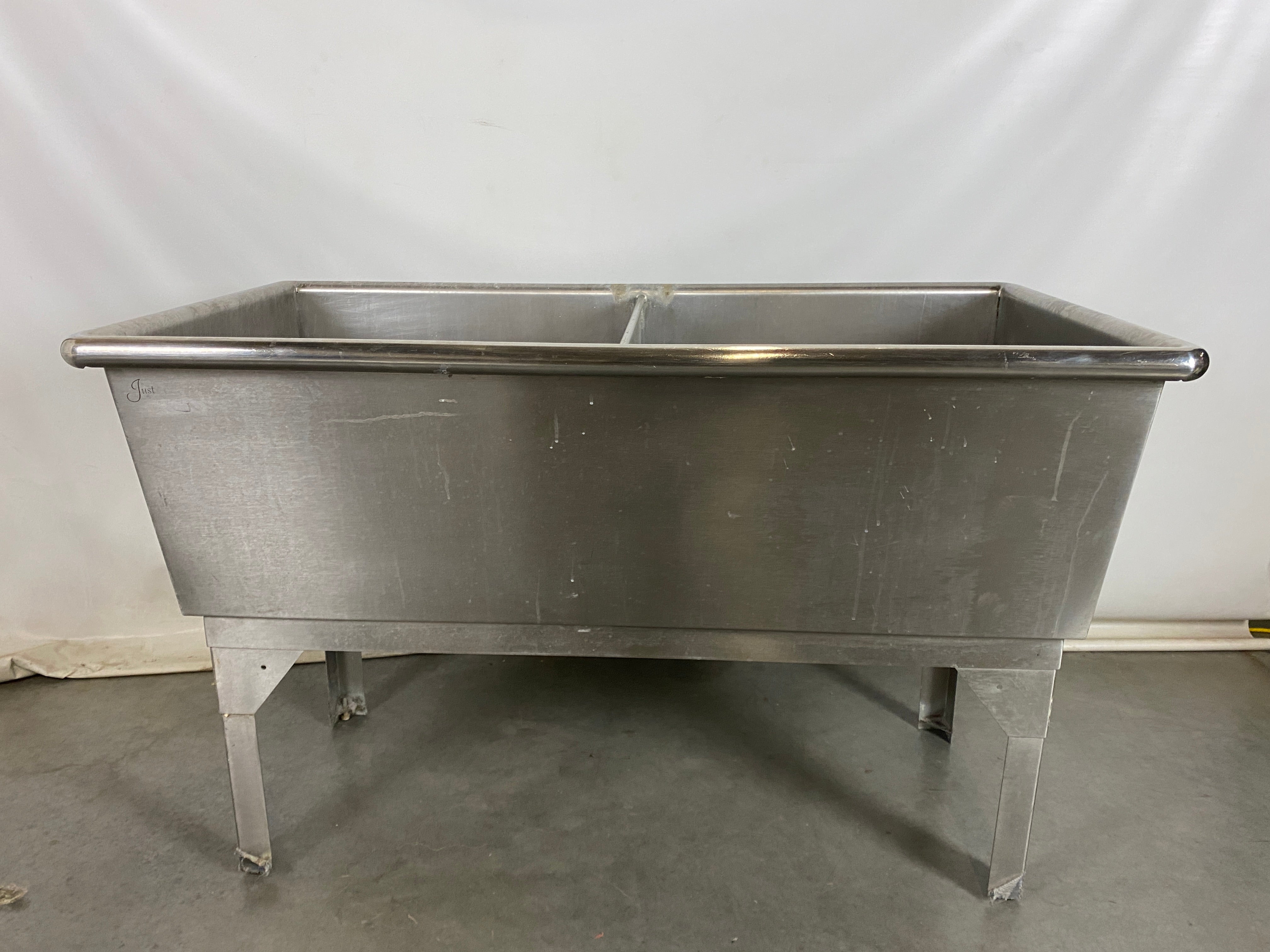 Two Compartment Stainless Steel Commercial Sink