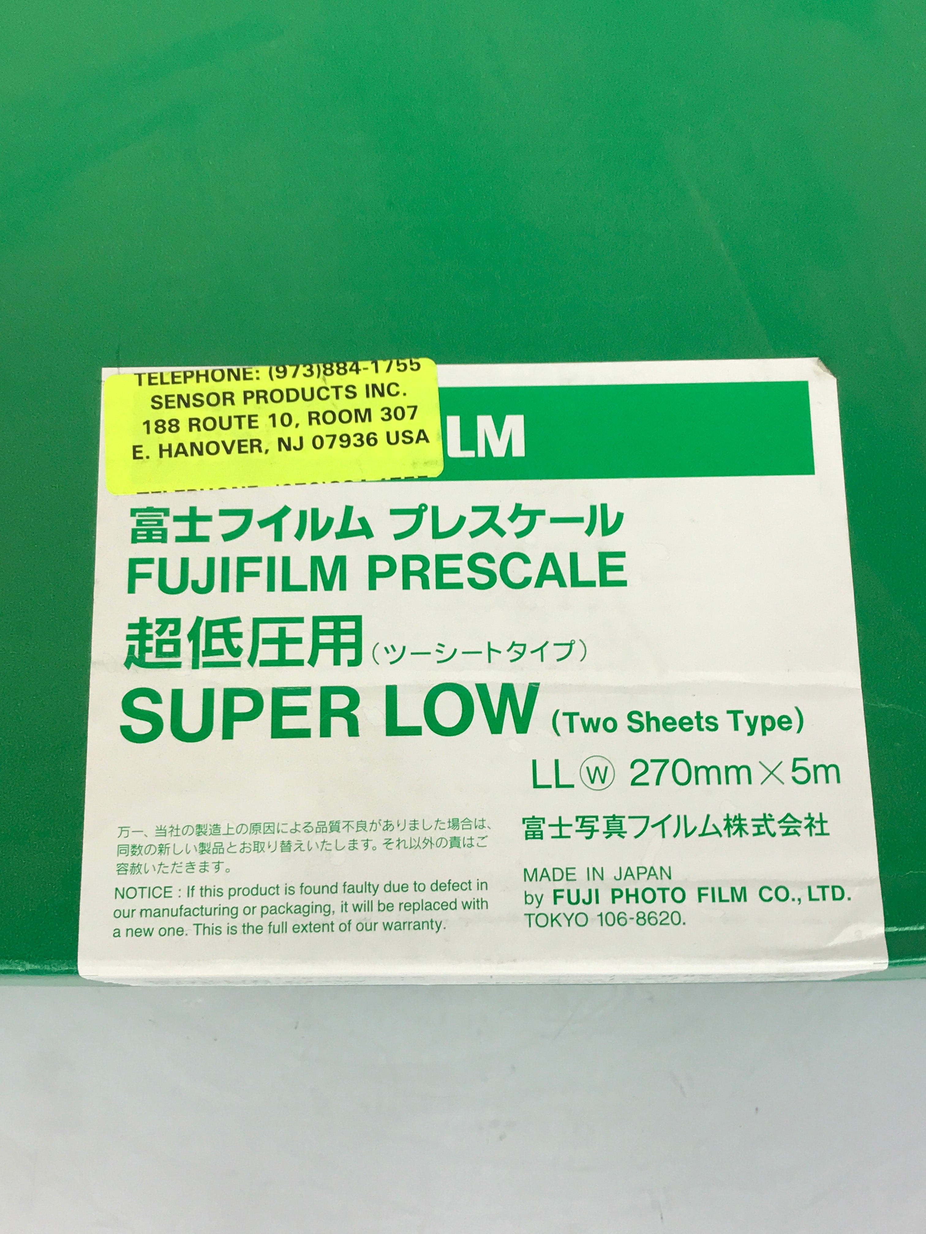 Expired Fuji Film Prescale Super Low LLW 270mm x 5m