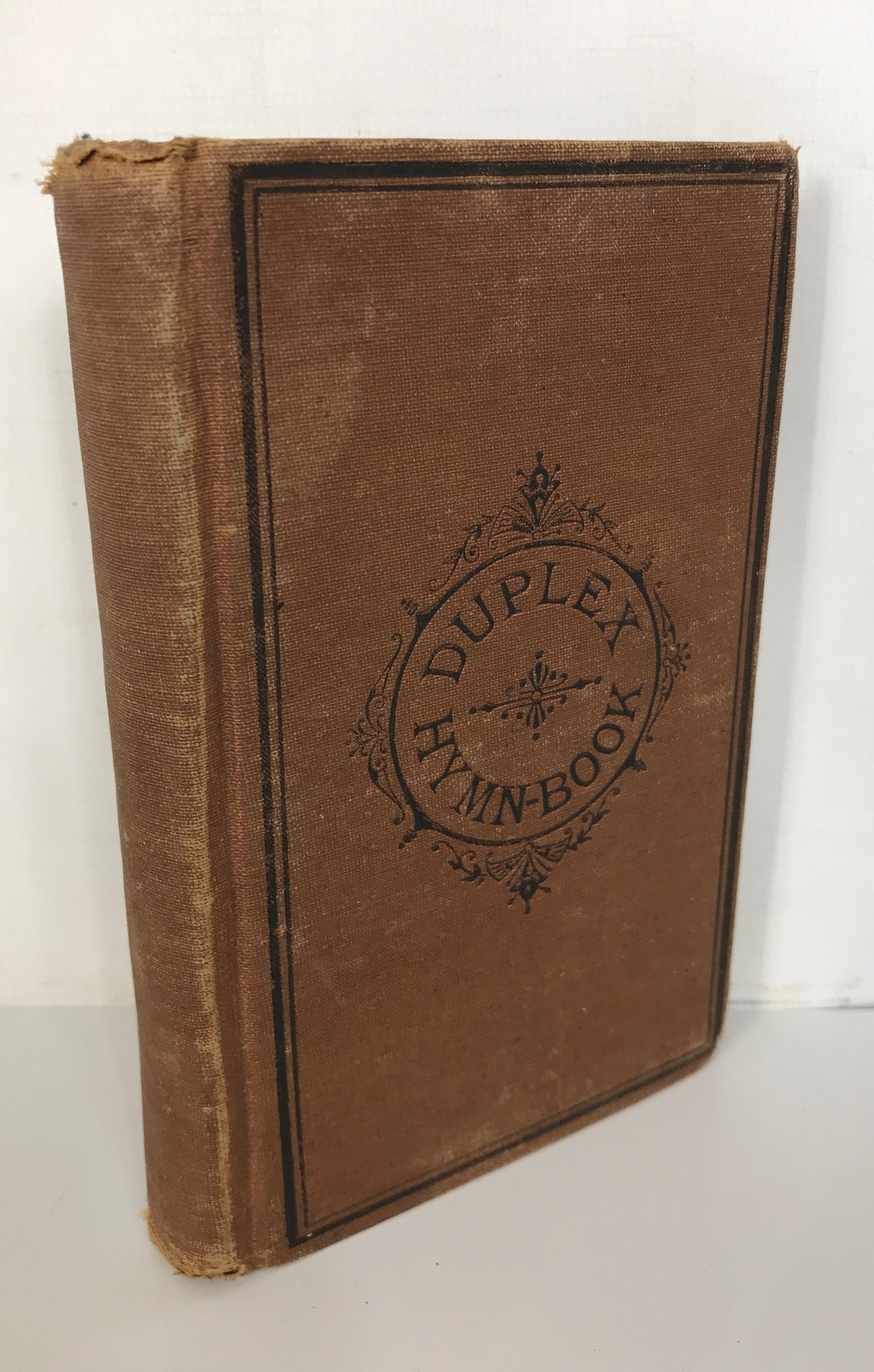 The Duplex Hymn and Tune Book 1883 Antique Split Leaf 1st Ed HC