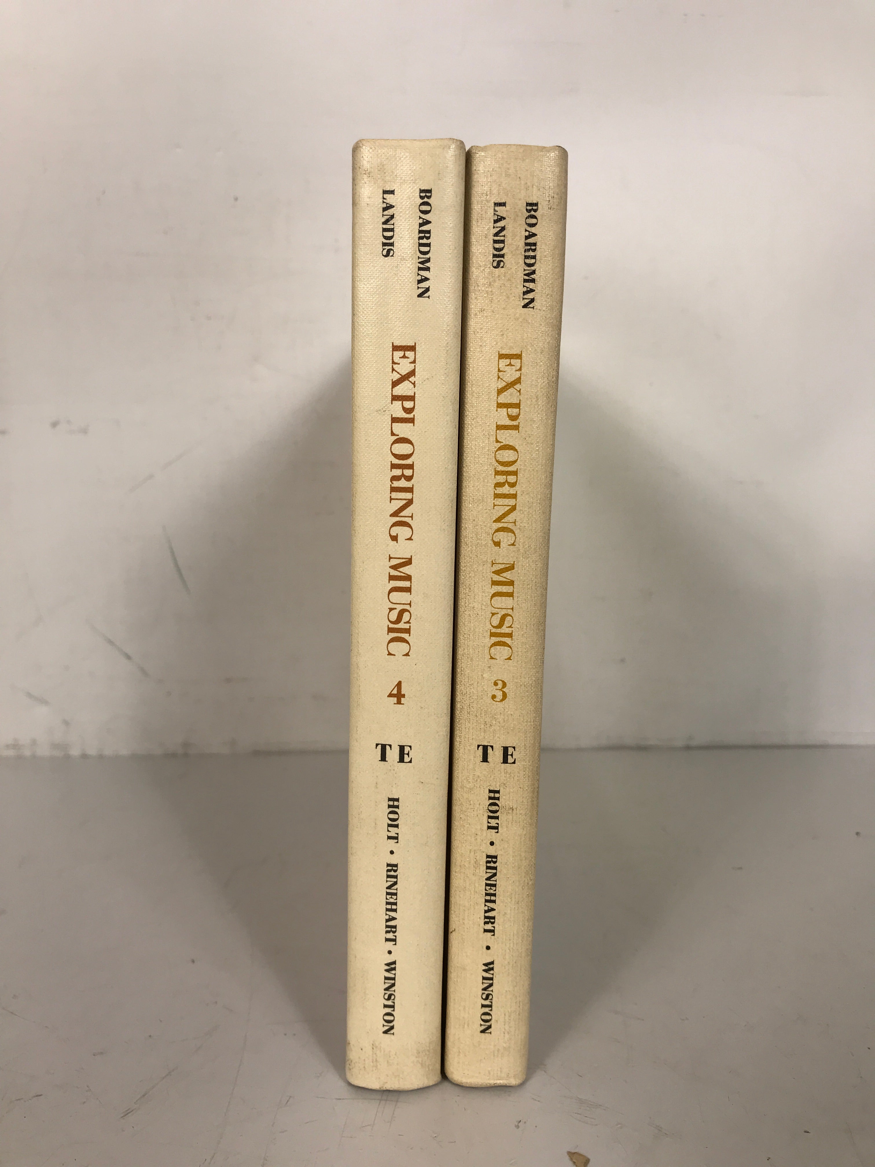 Exploring Music 3 & 4 Teacher's Editions 1966 HC Ex-Library Copies