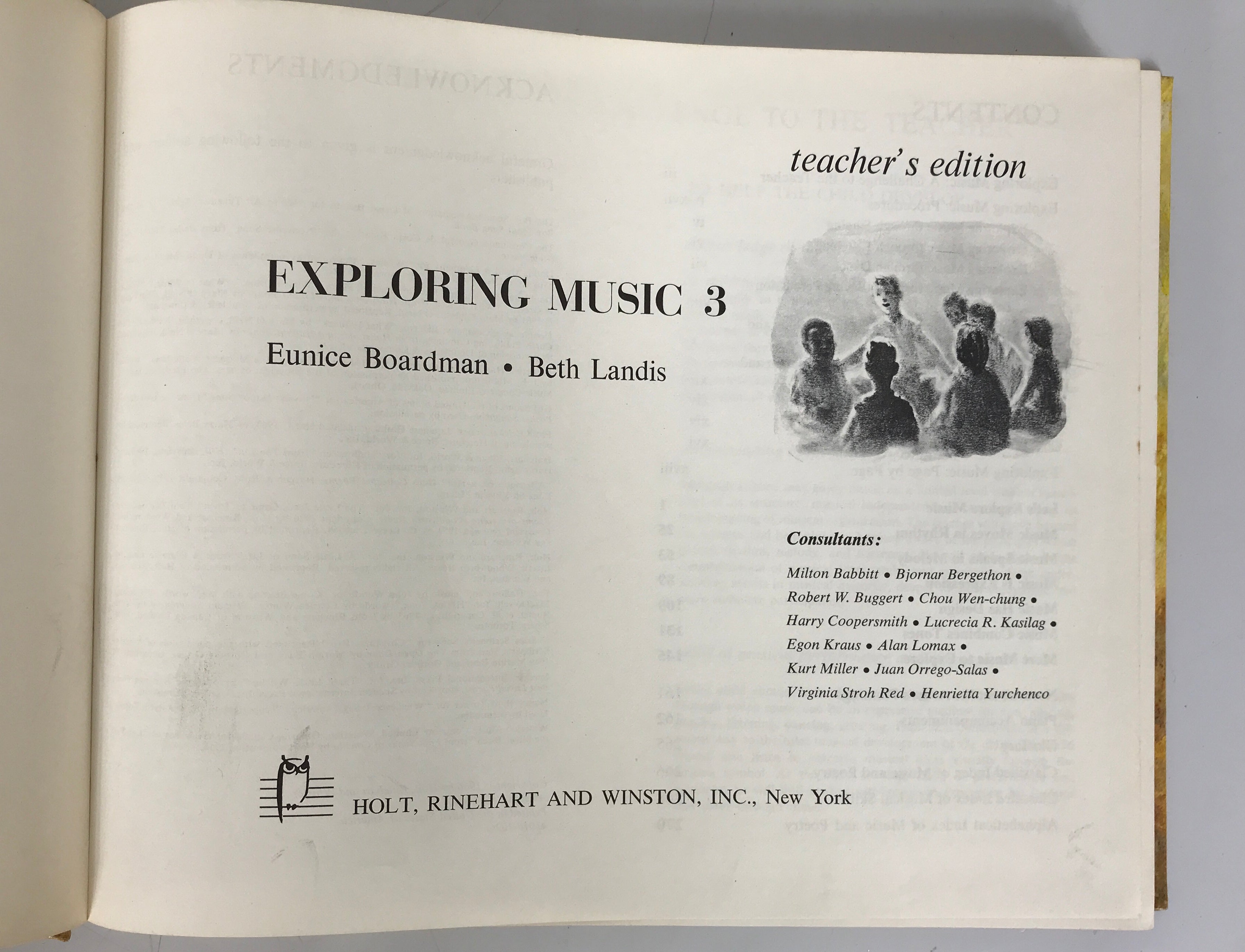 Exploring Music 3 & 4 Teacher's Editions 1966 HC Ex-Library Copies