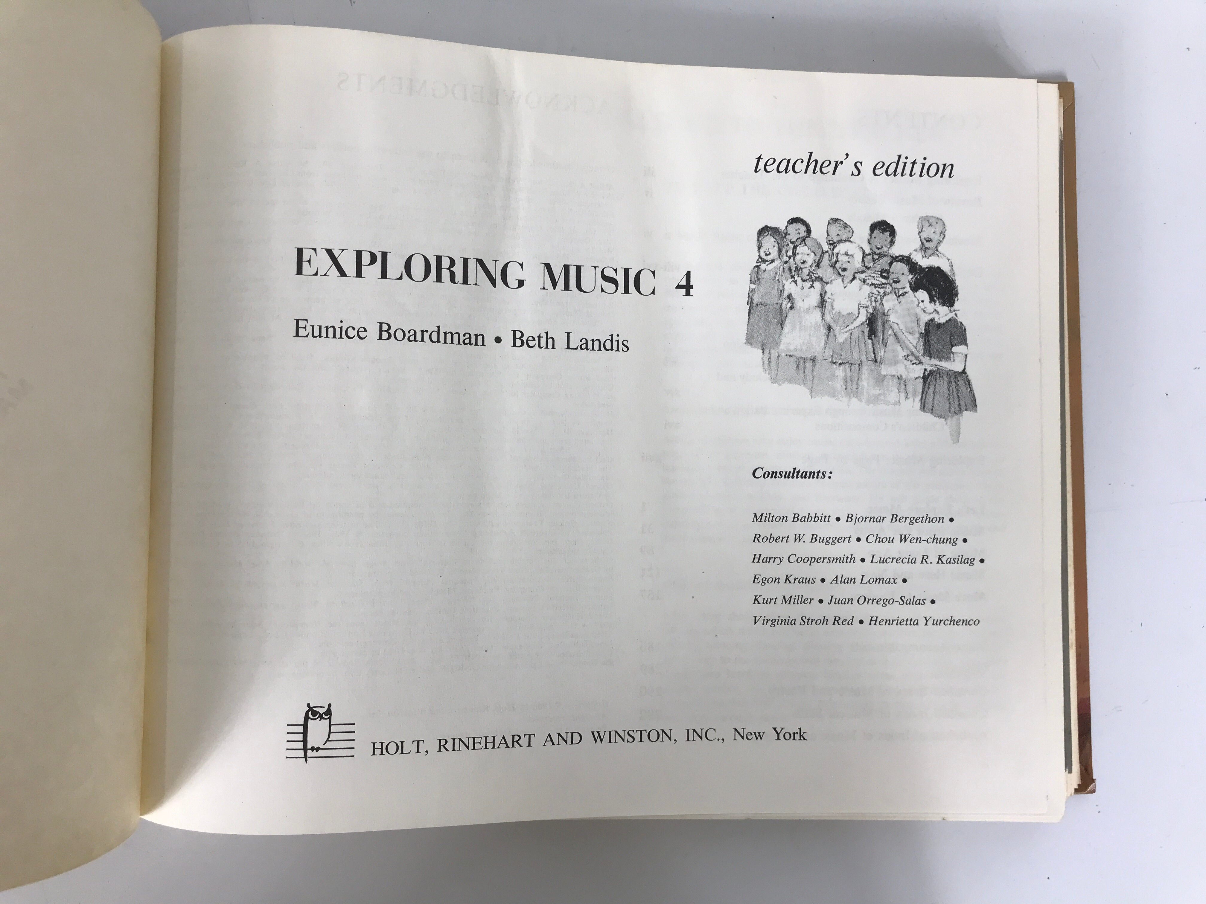 Exploring Music 3 & 4 Teacher's Editions 1966 HC Ex-Library Copies