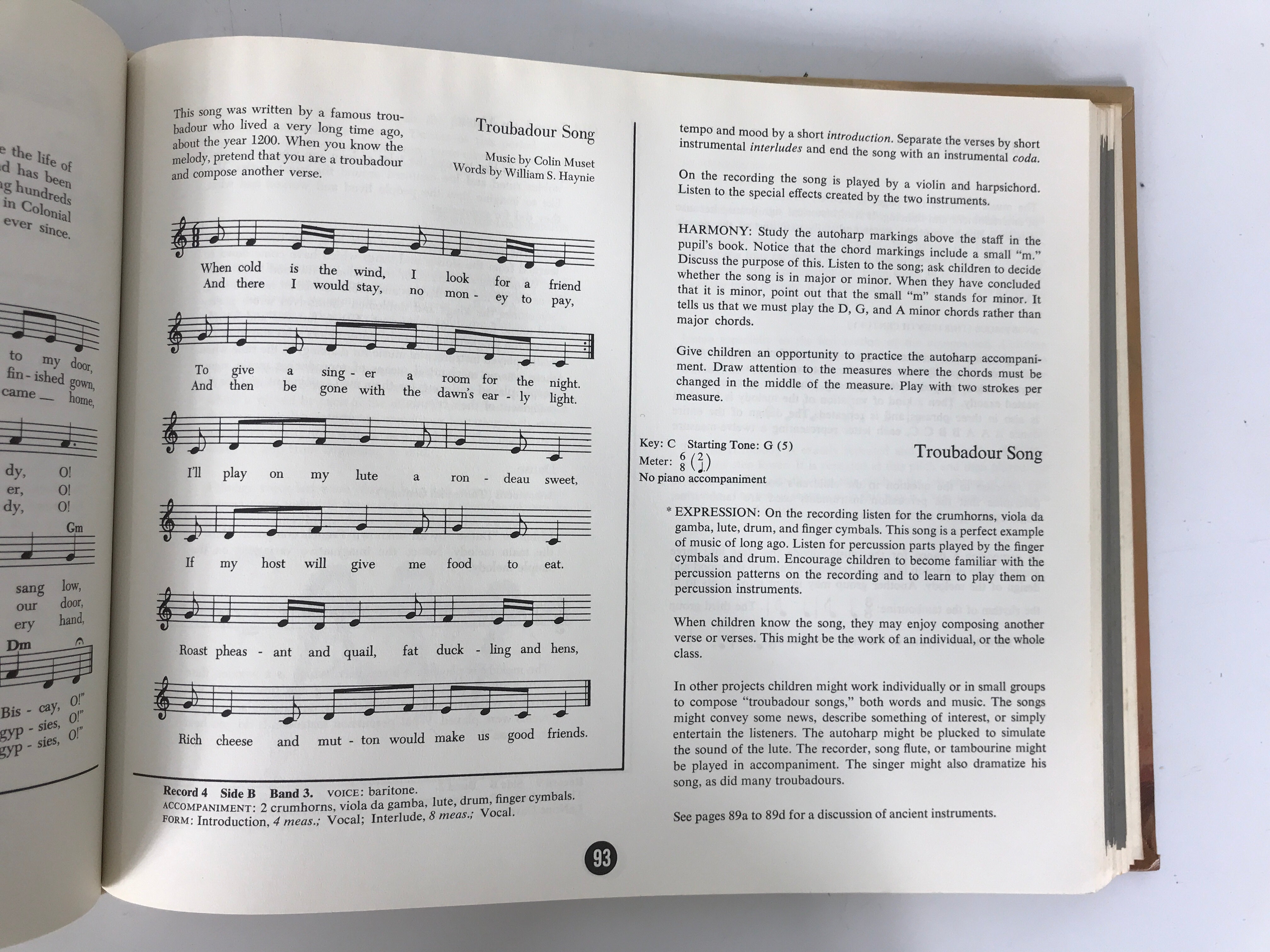 Exploring Music 3 & 4 Teacher's Editions 1966 HC Ex-Library Copies