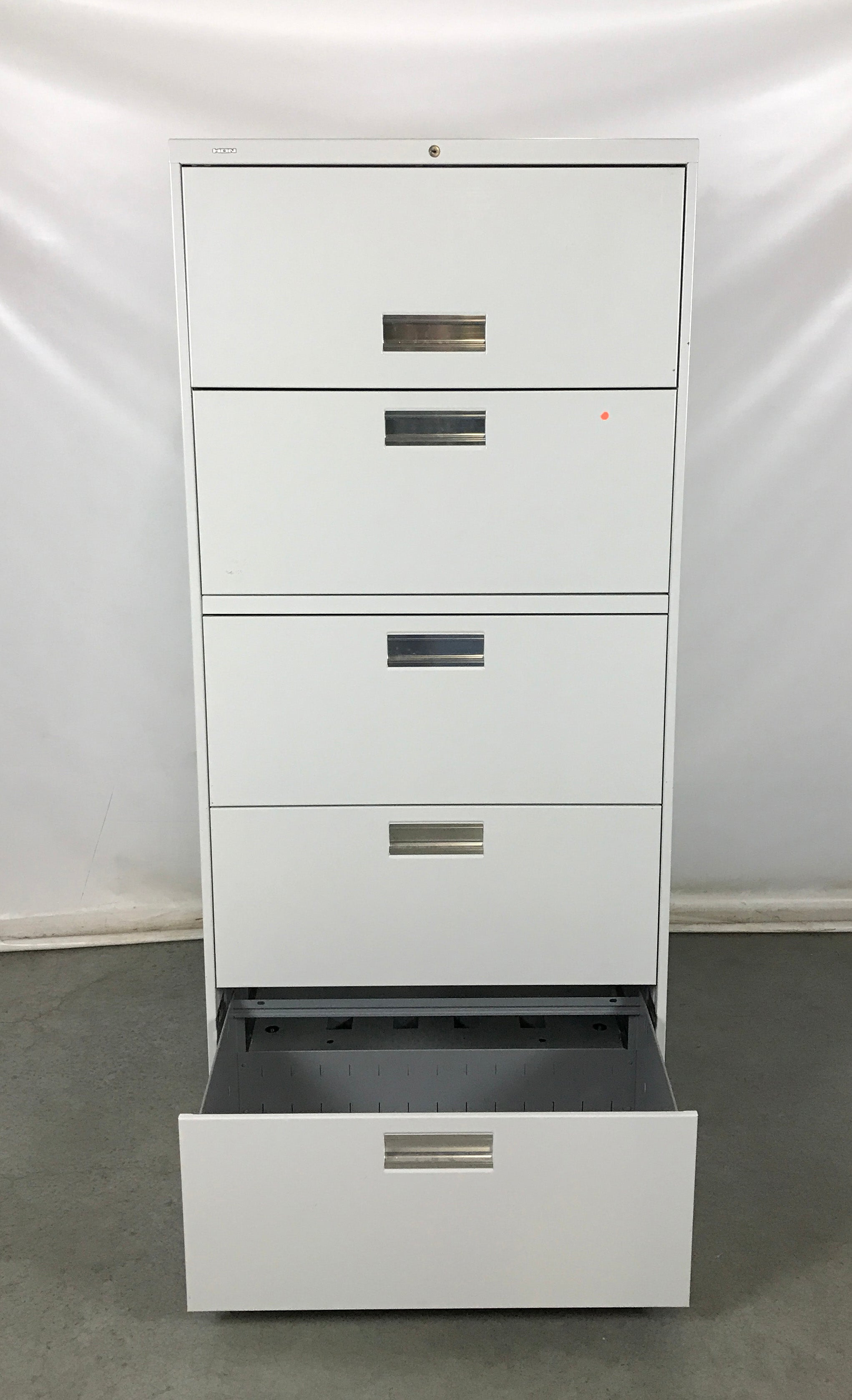 HON Gray 5-Drawer Lateral File Cabinet