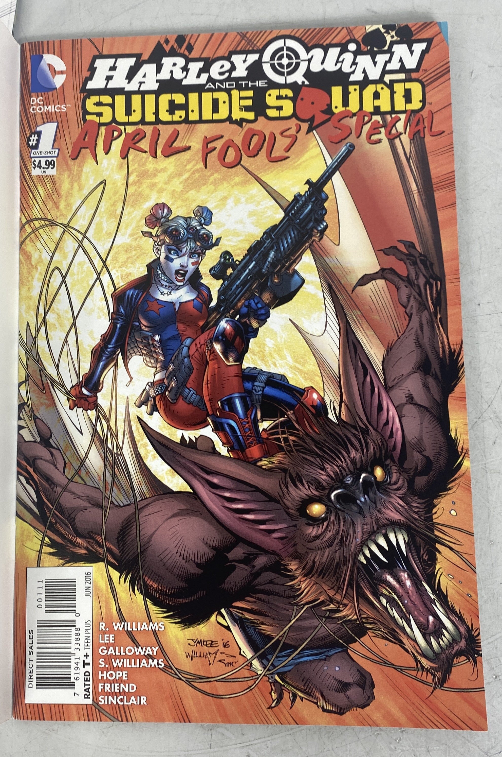 Harley Quinn Suicide Squad Lot of 3 April Fool's Cover Variants 2016