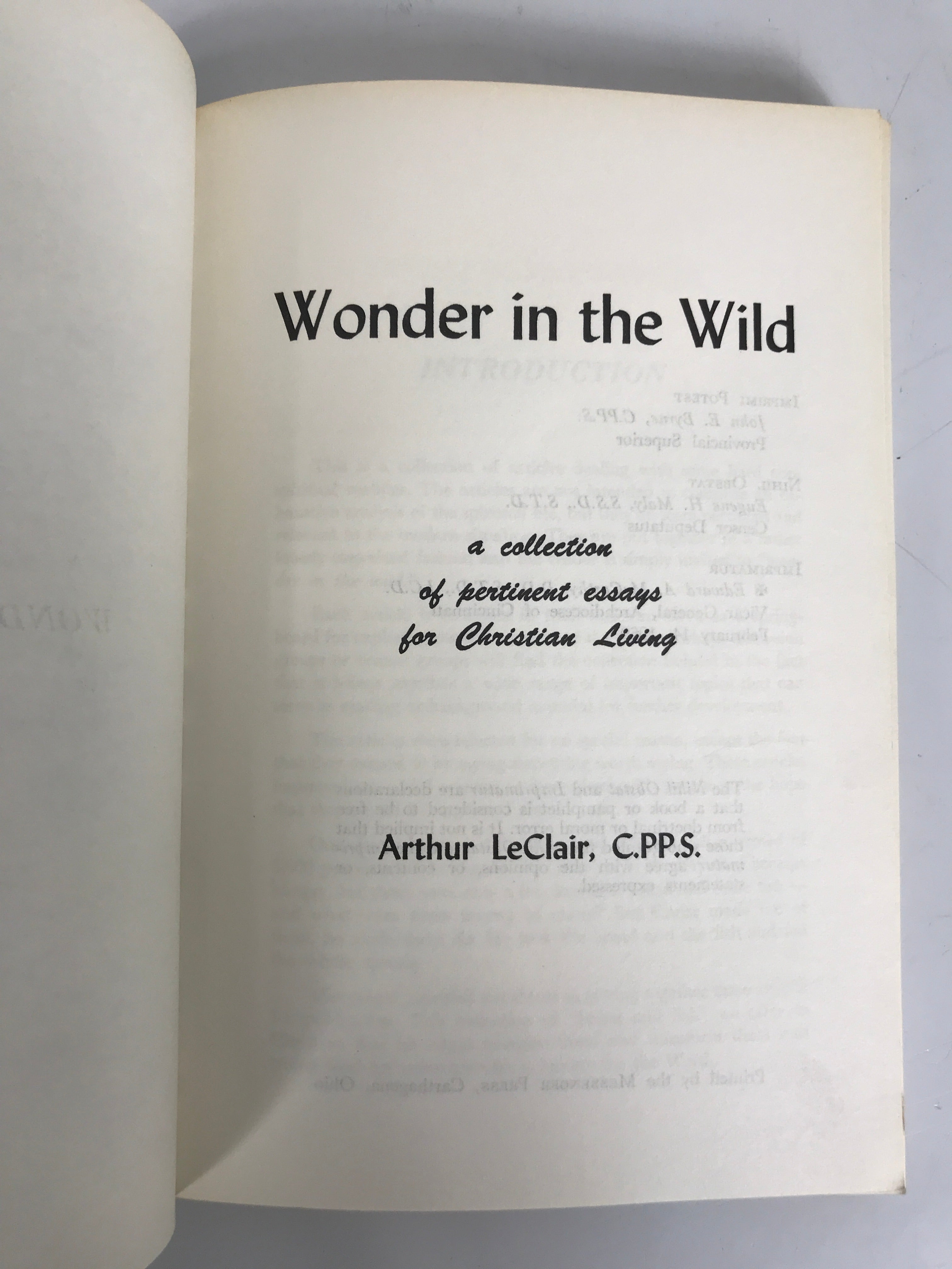 Lot of 2: Wonder in the Wild/Sex: Thoughts for Contemporary Christians 1969-72