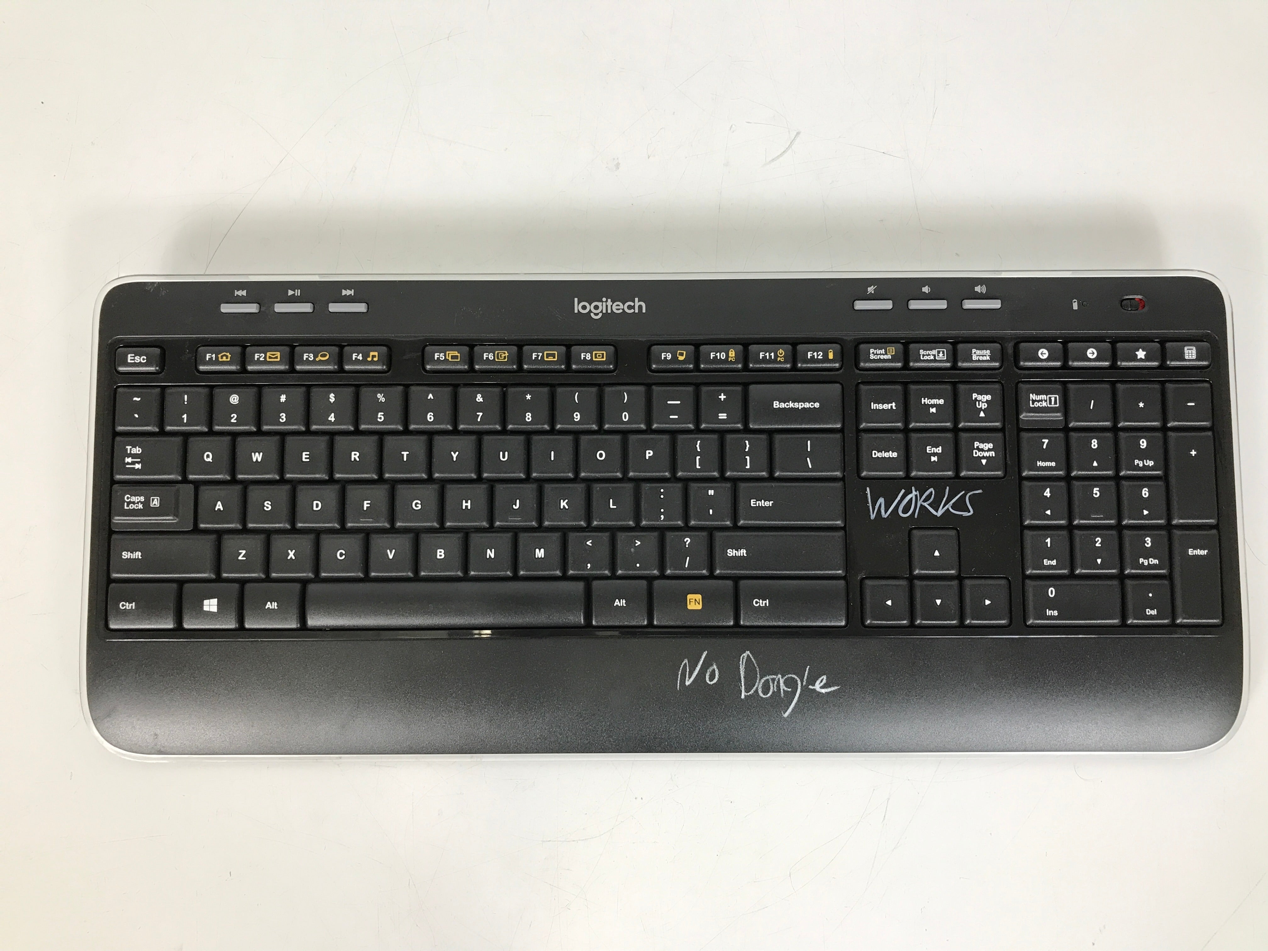 Logitech K520 Wireless Keyboard (no dongle)