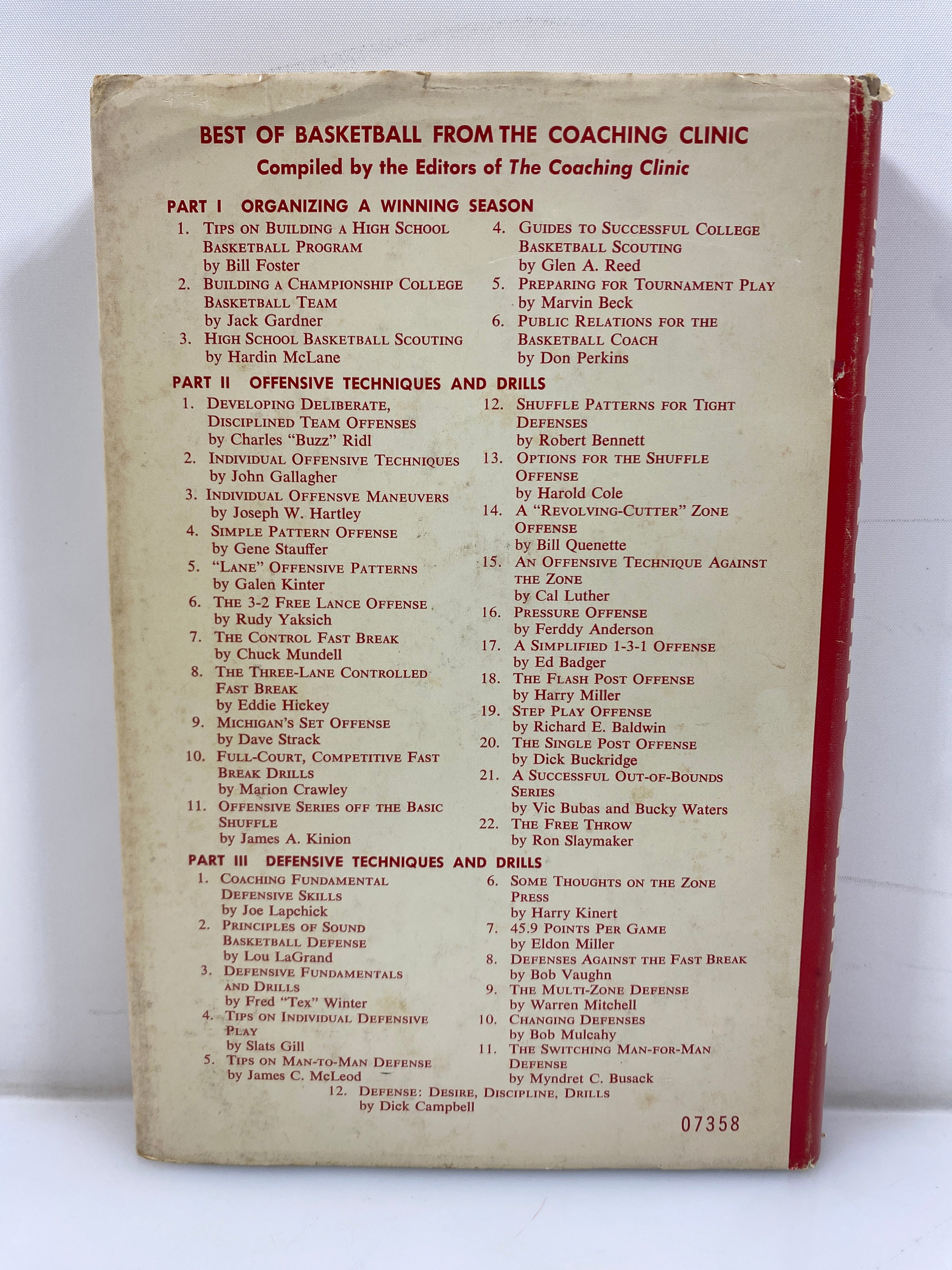 Best of Basketball from the Coaching Clinic Parker Publishing Company 1967 HCDJ