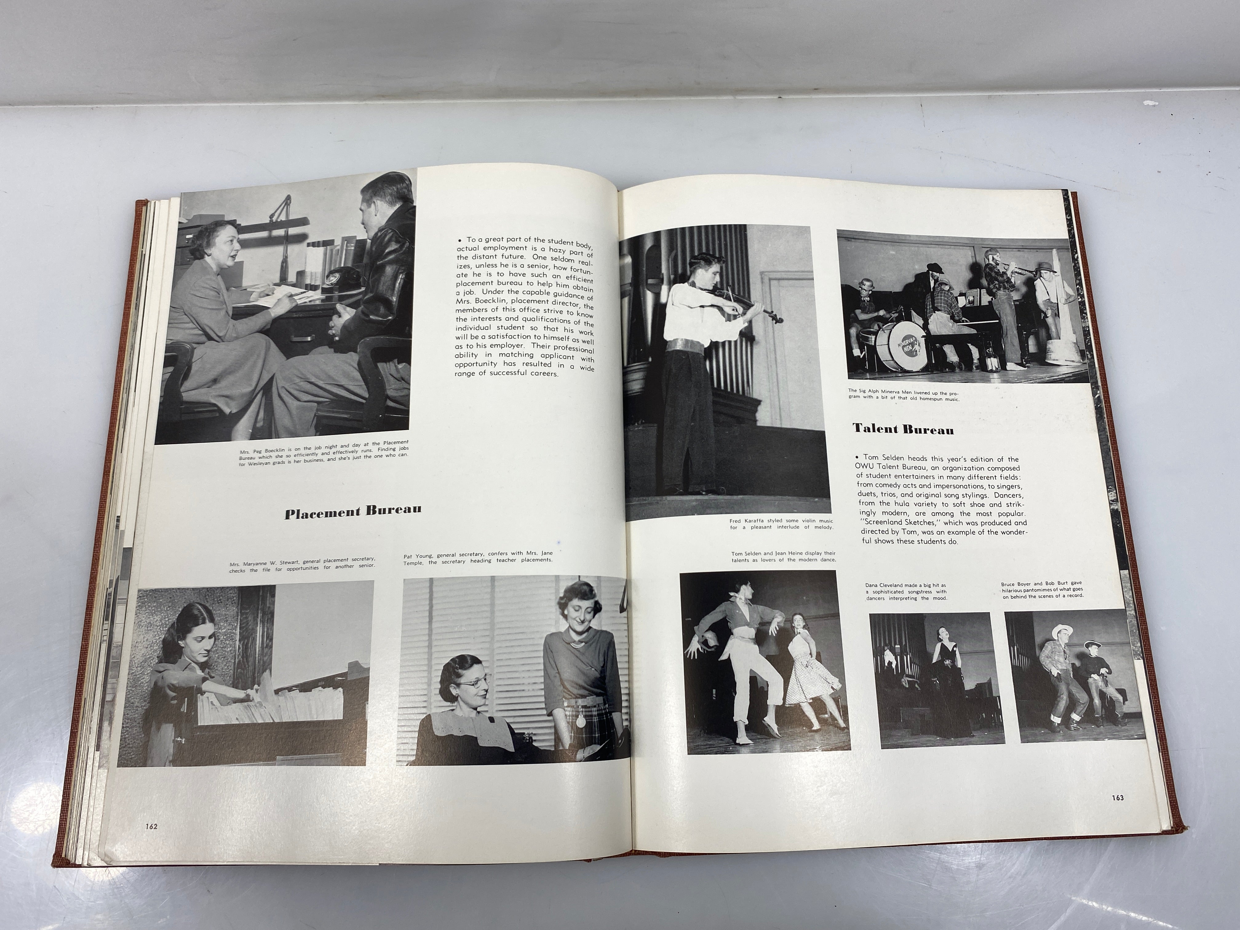 1952 "Le Bijou" Ohio Wesleyan Yearbook Delaware, OH HC