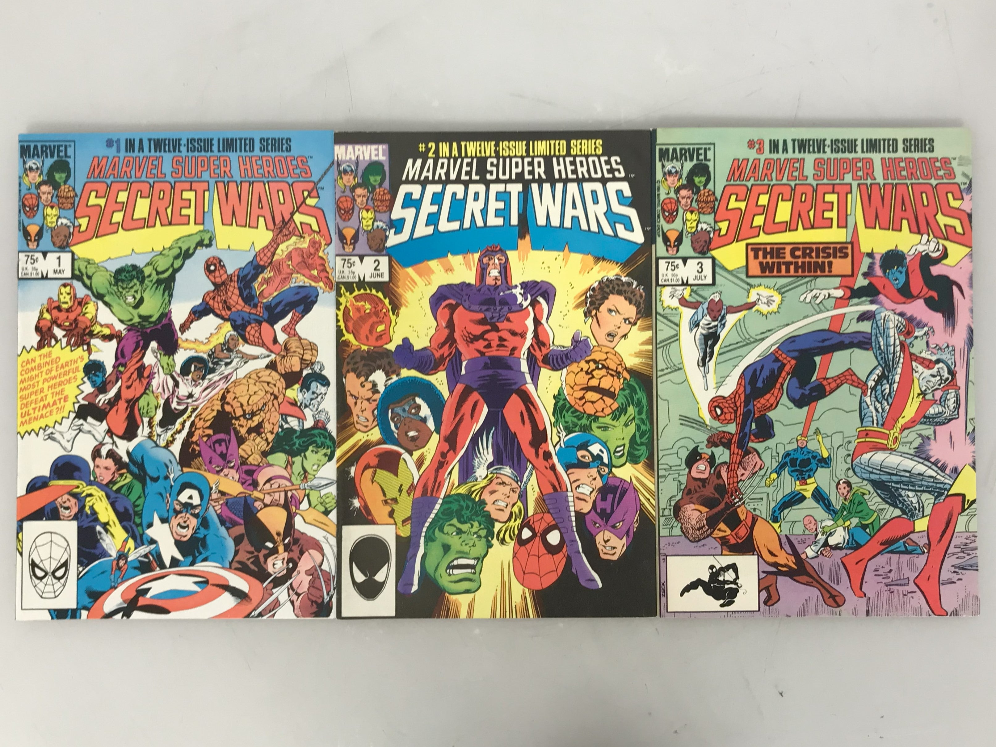 Marvel Super-Heroes: Secret Wars 1-3 1984