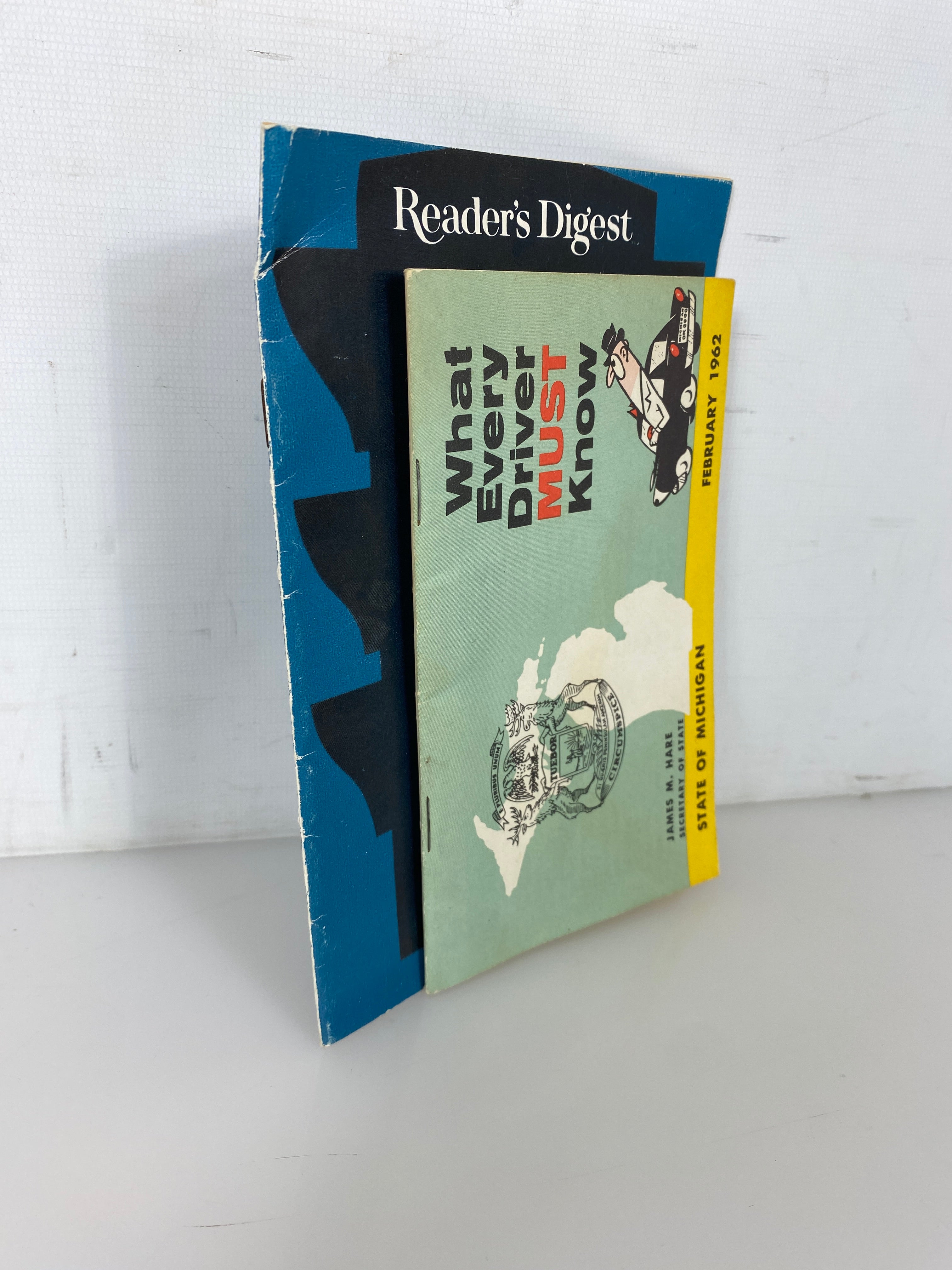 2 1960s Driving Manuals: What Every Driver Must Know MI/The Road to Safety SC