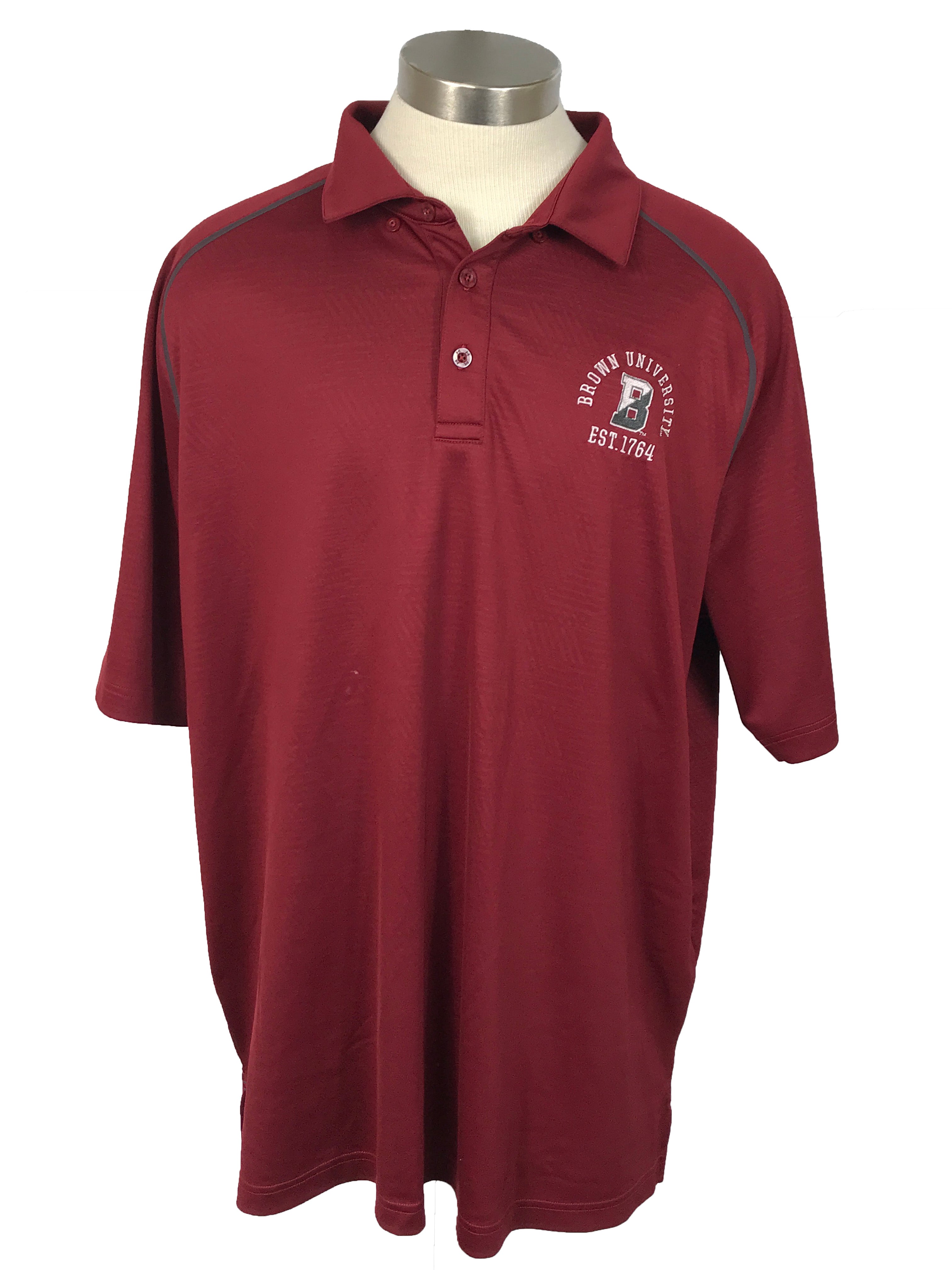 Under Armour Red Brown University Polo Men's 2XL