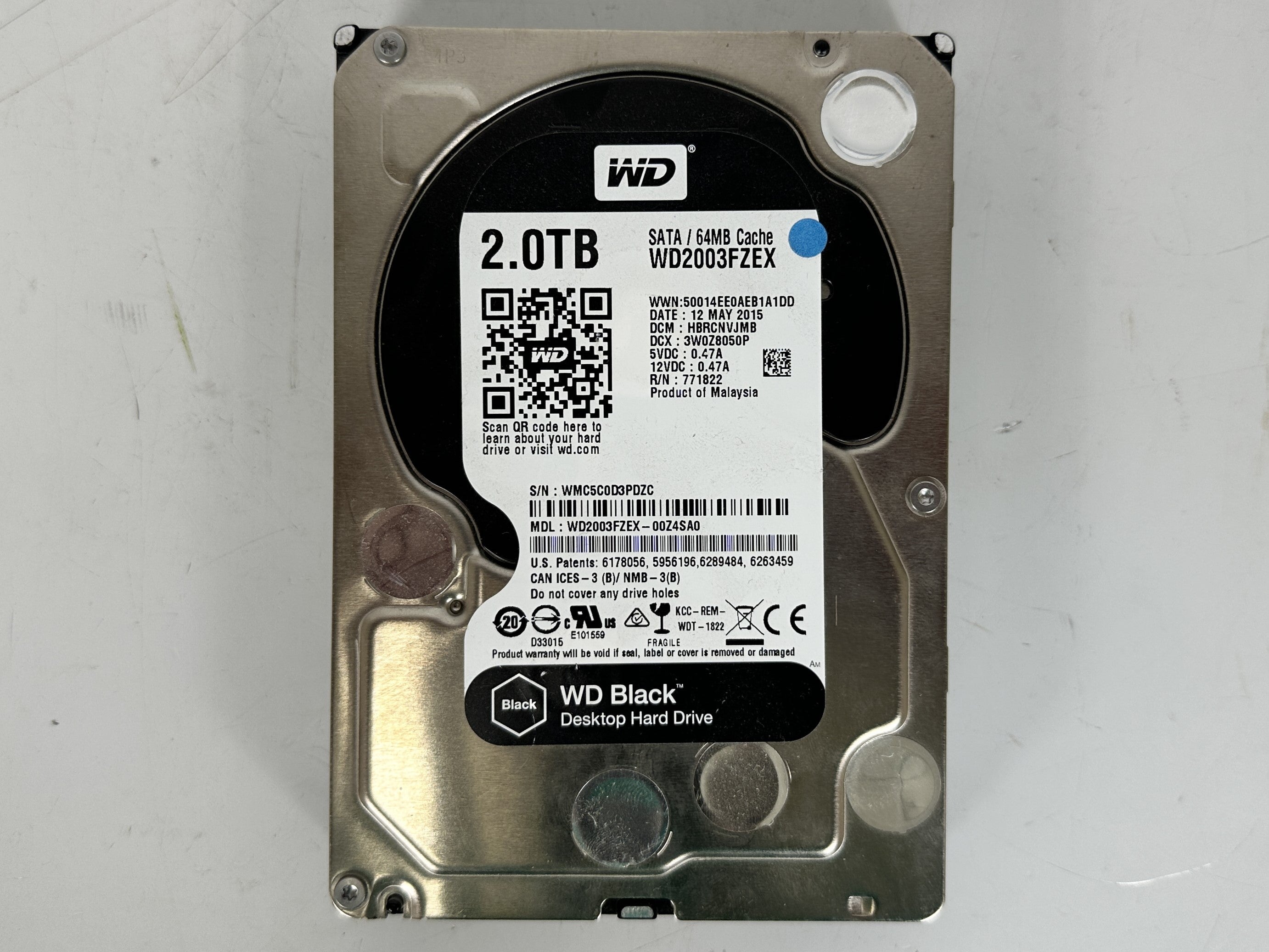 Western Digital WD Black 2TB 7200RPM 3.5" HDD