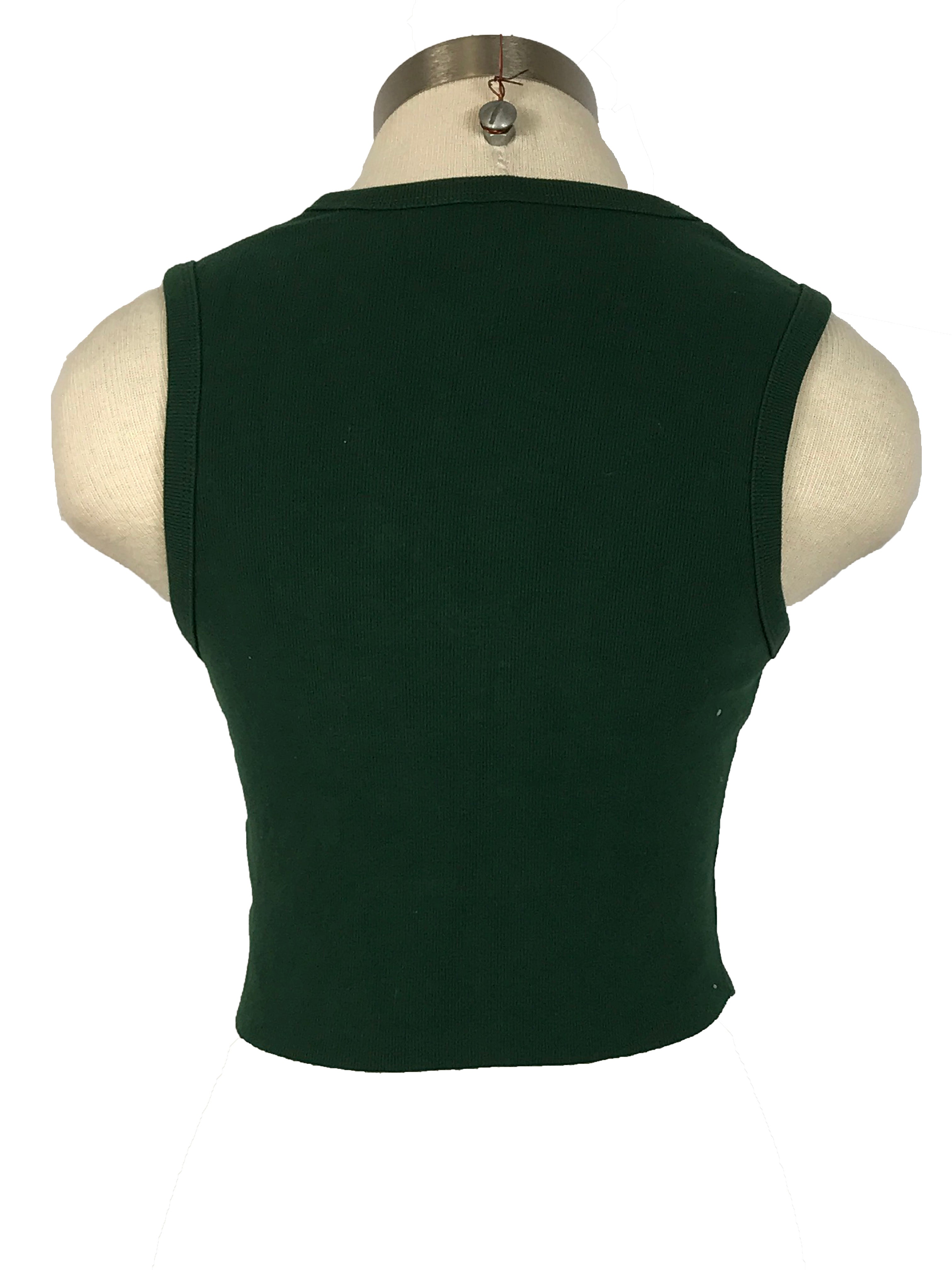 Hype and Vice MSU Green Cropped Tank Top Women's Size XXL