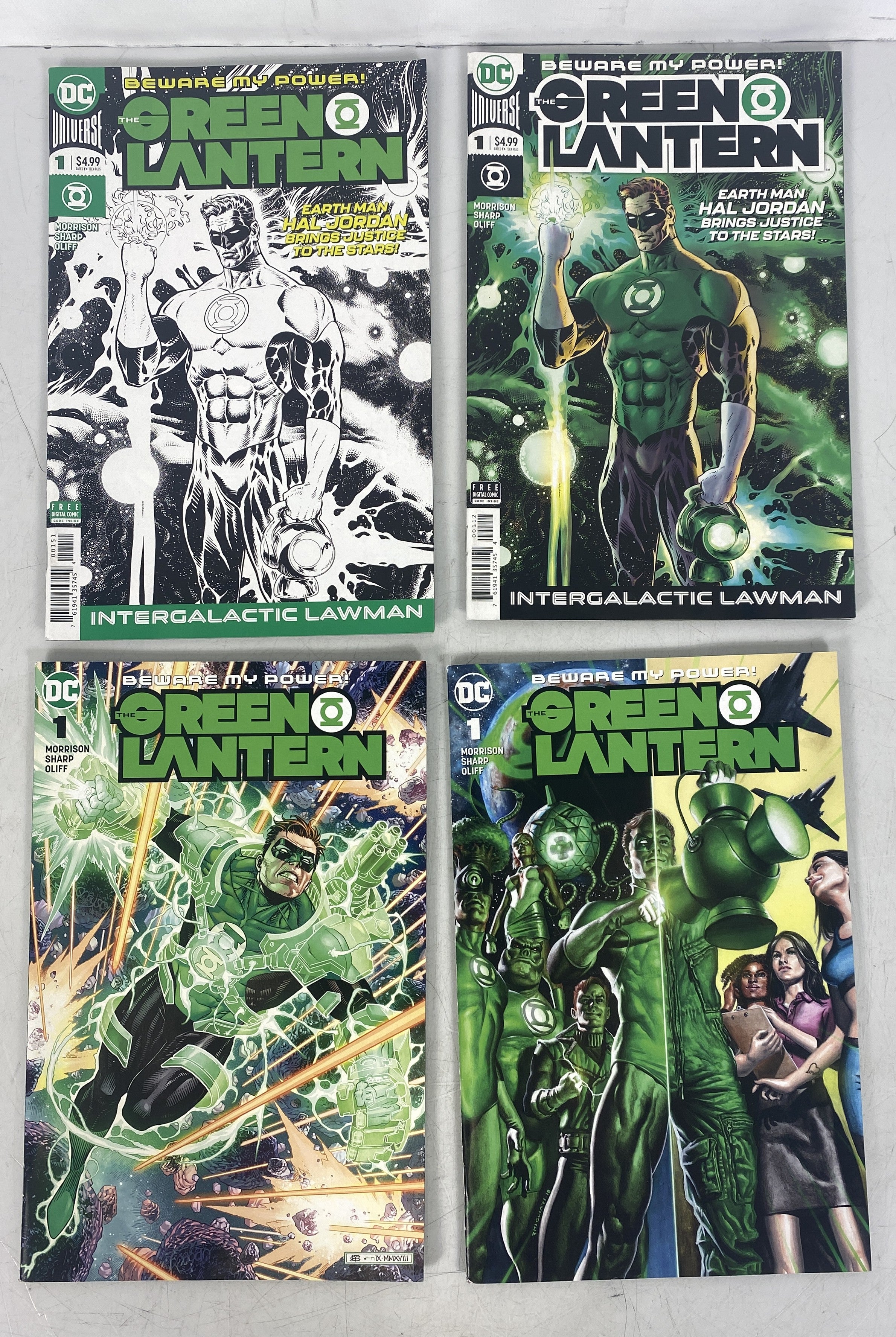 Green Lantern #1 Intergalactic Lawman 2019 (4 Cover Variants)