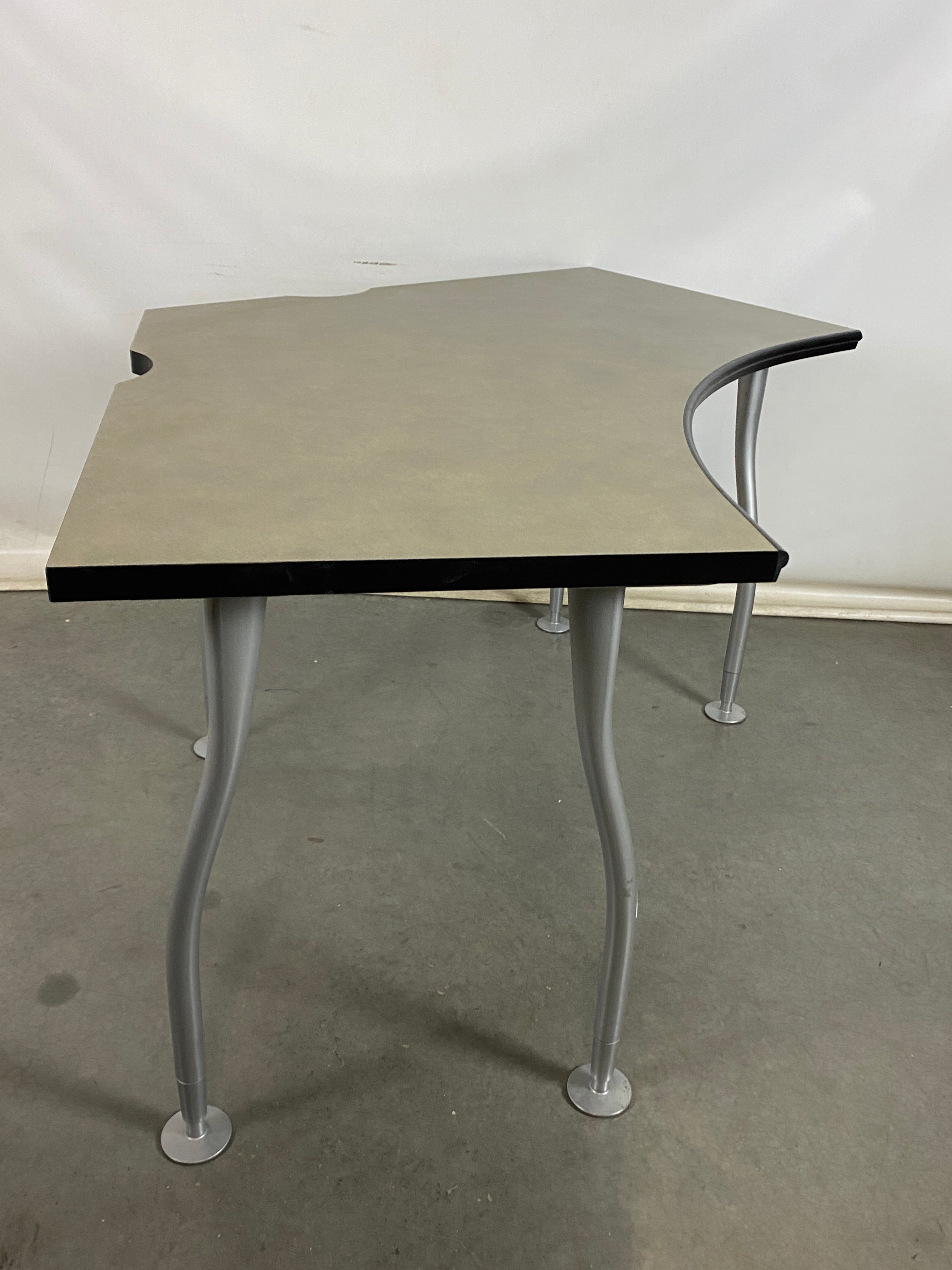 Steelcase Gray Corner Table