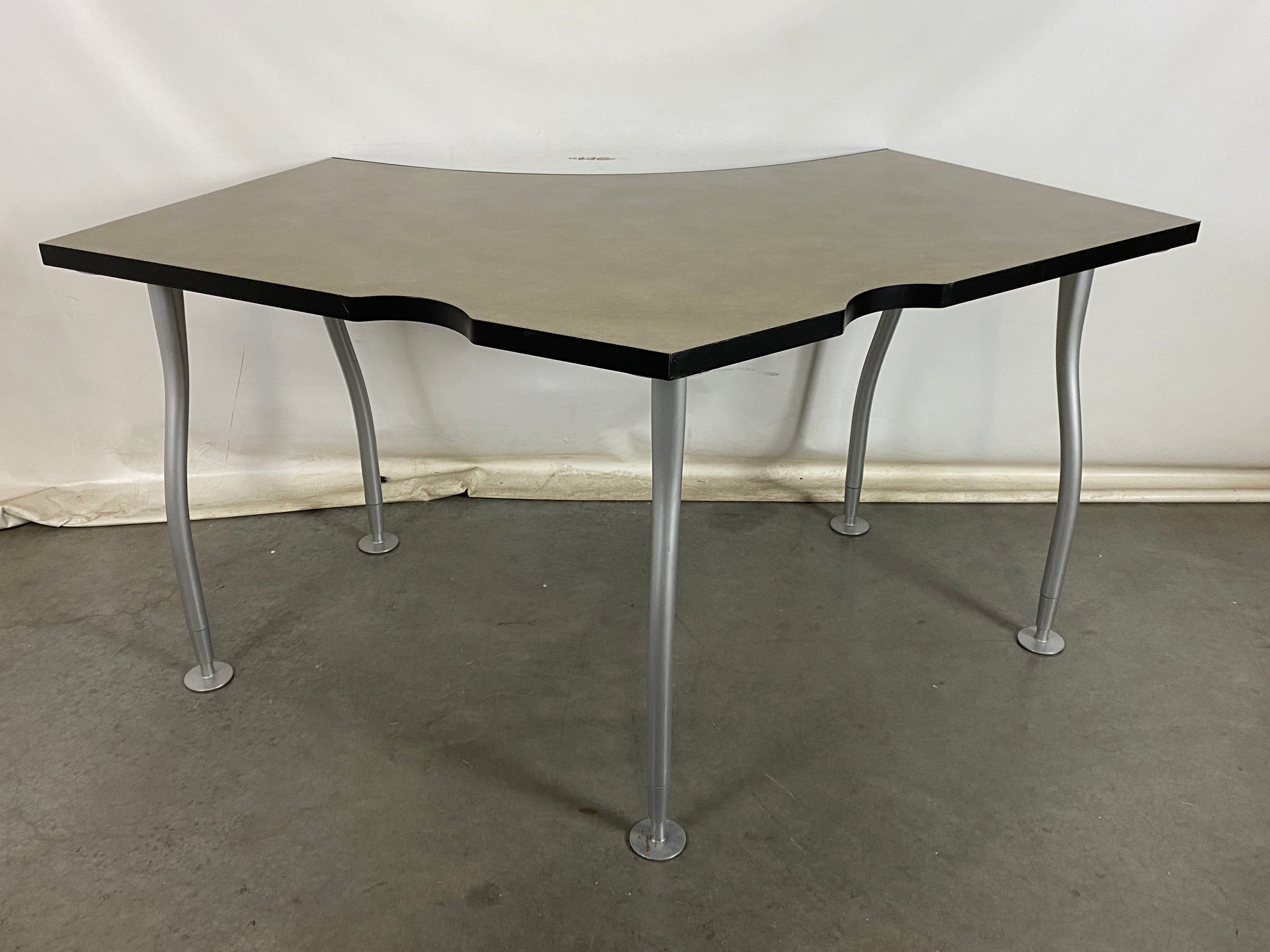 Steelcase Gray Corner Table