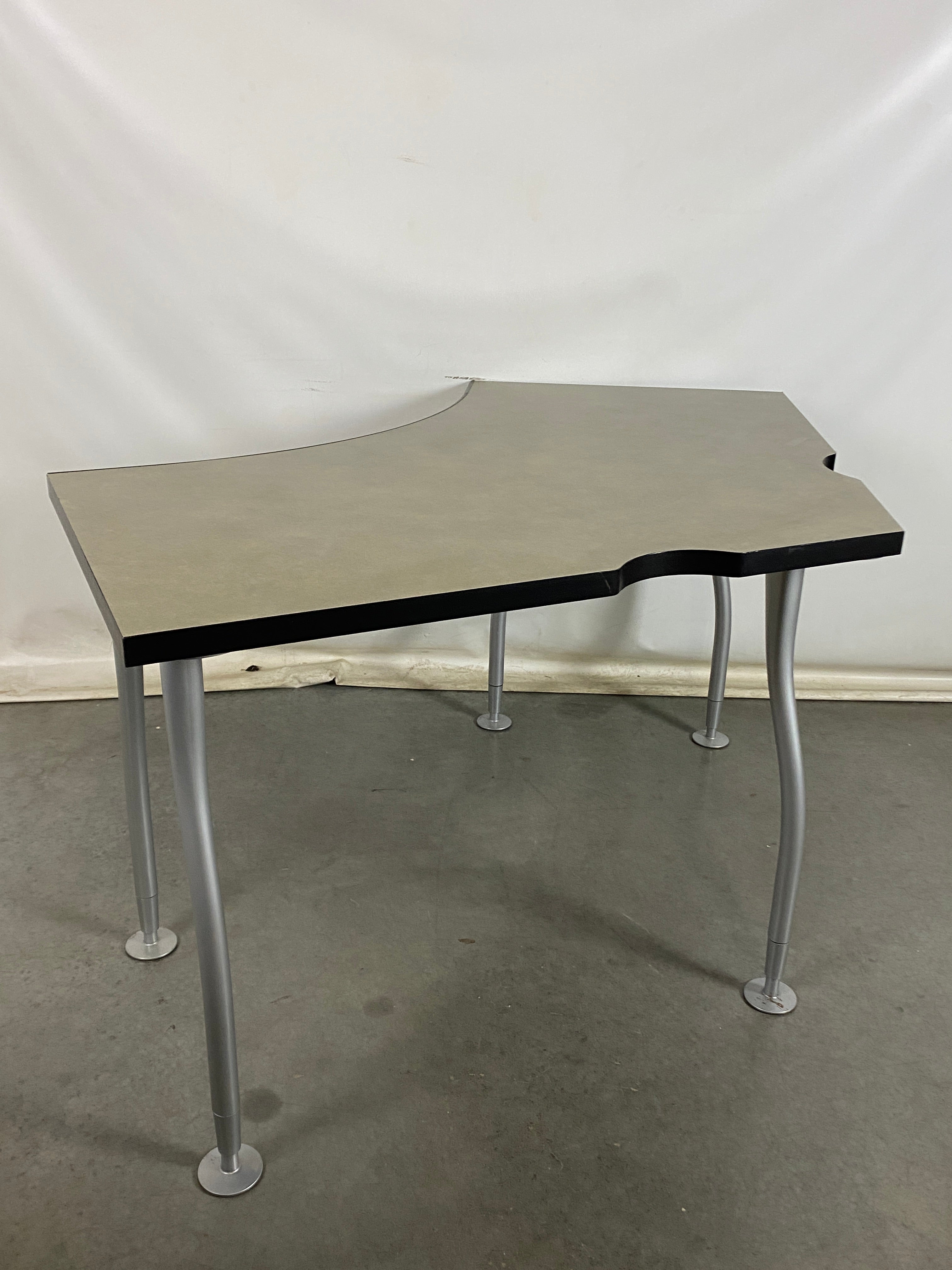 Steelcase Gray Corner Table